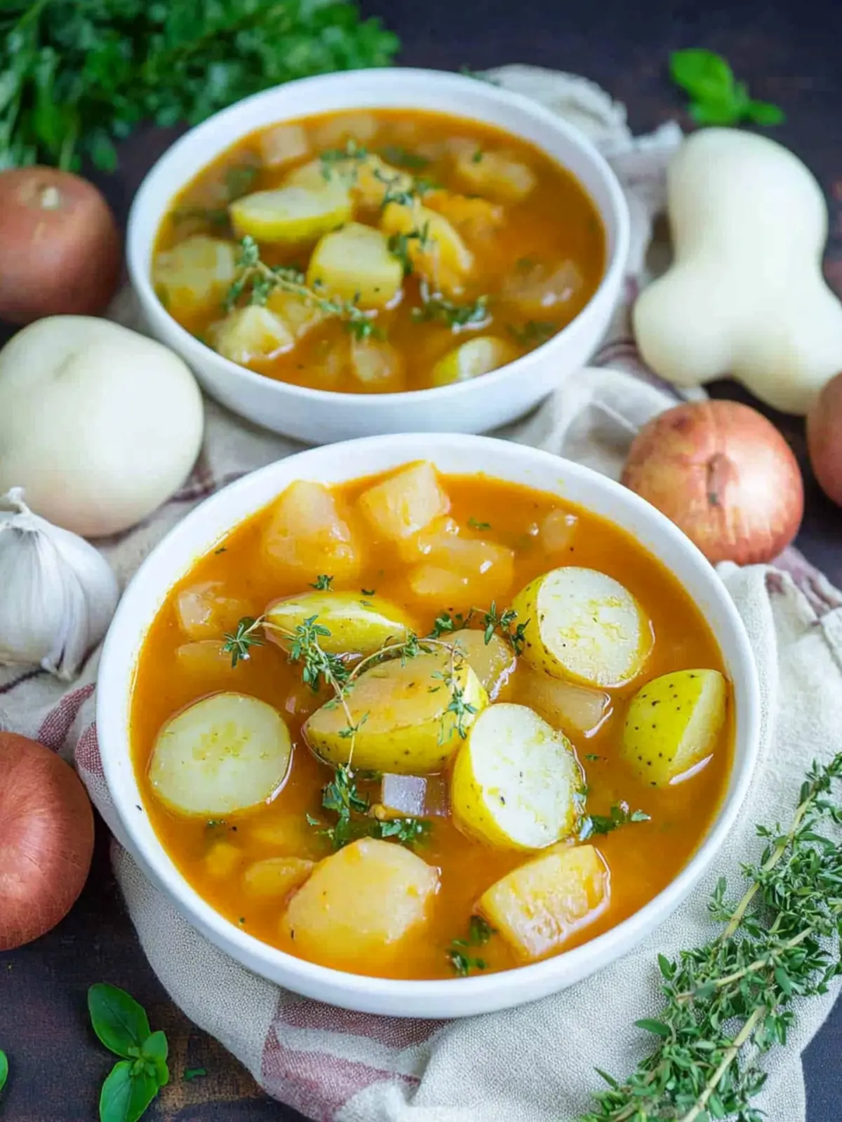 Kürbisgulasch mit Kartoffeln
