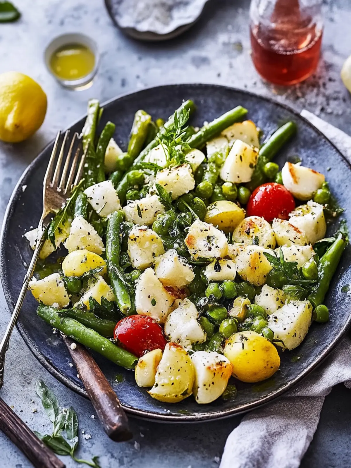 Spargelsalat vom Blech