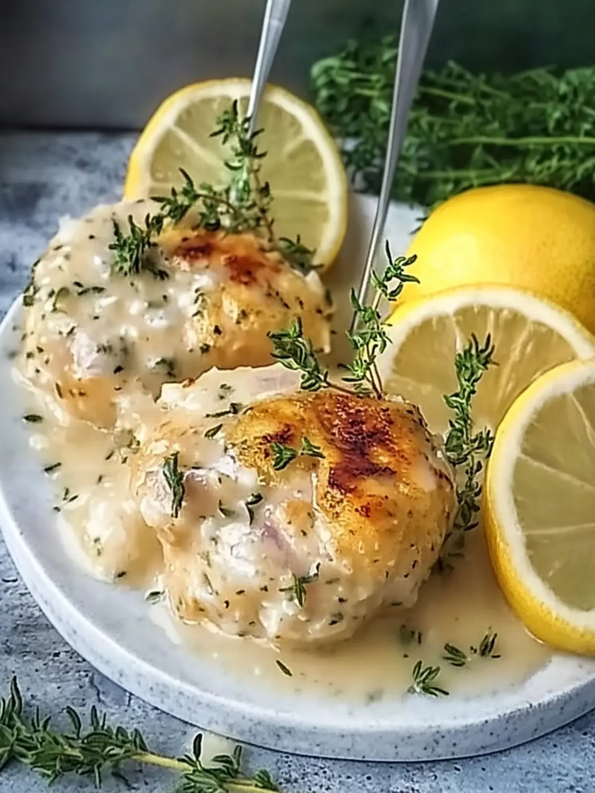 Zwiebel-Sahne-Hähnchen