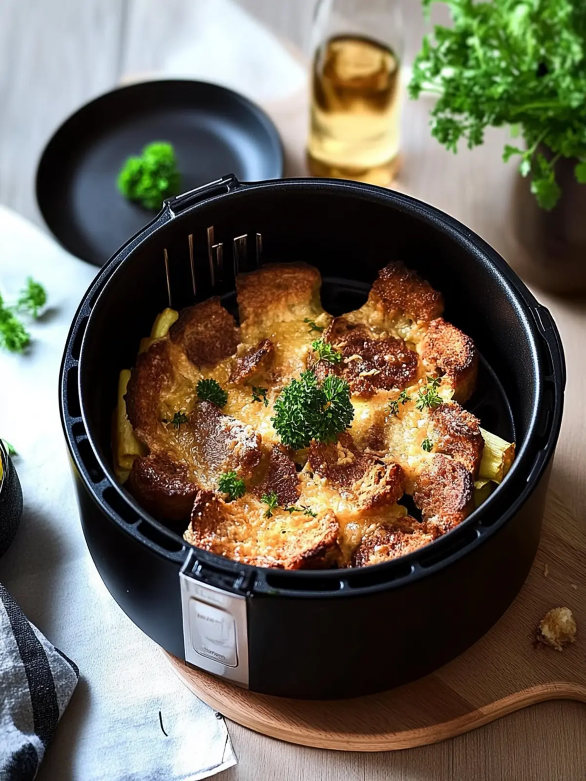 Brezelauflauf im Airfryer