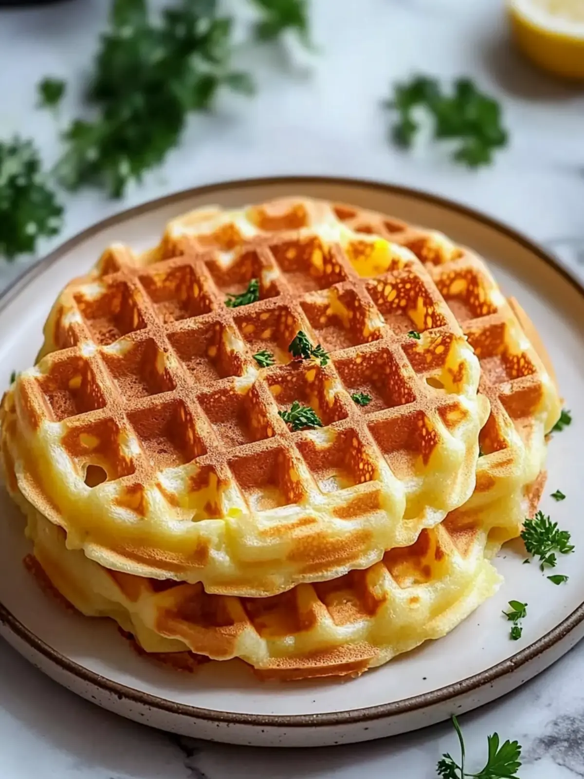 Käse-Ei-Chaffle