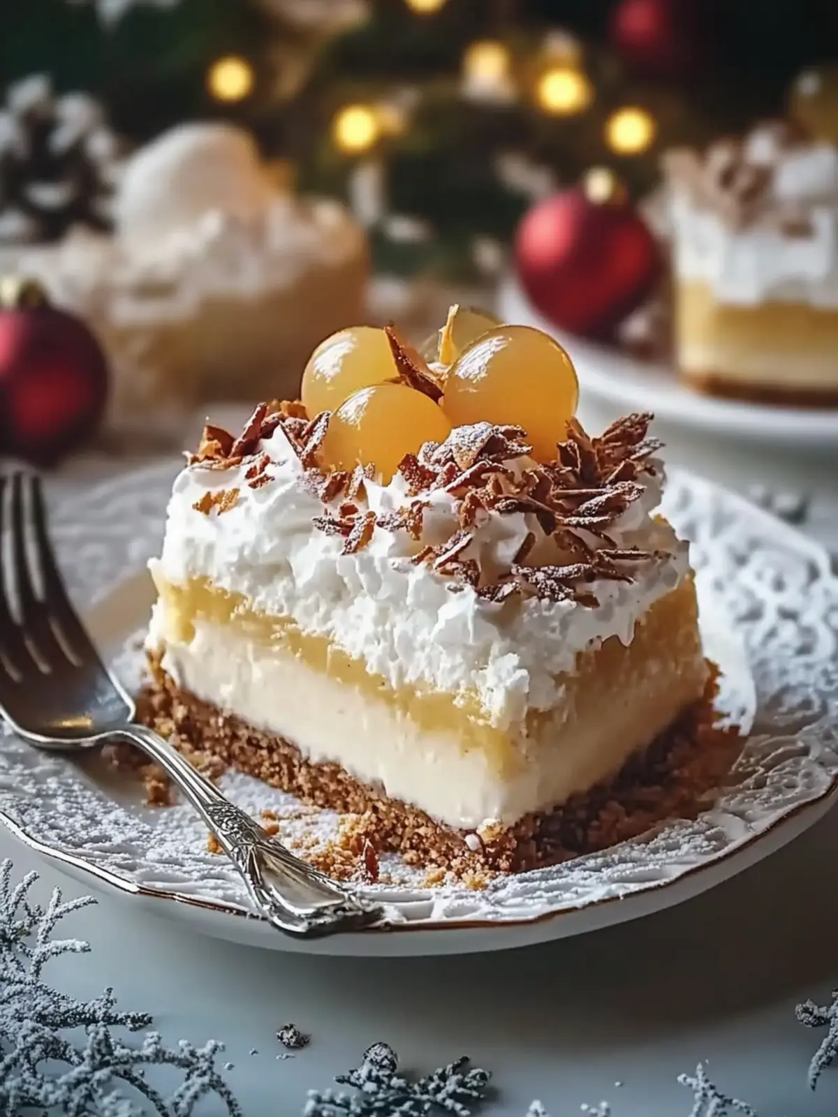 Weihnachtskuchen mit Pudding
