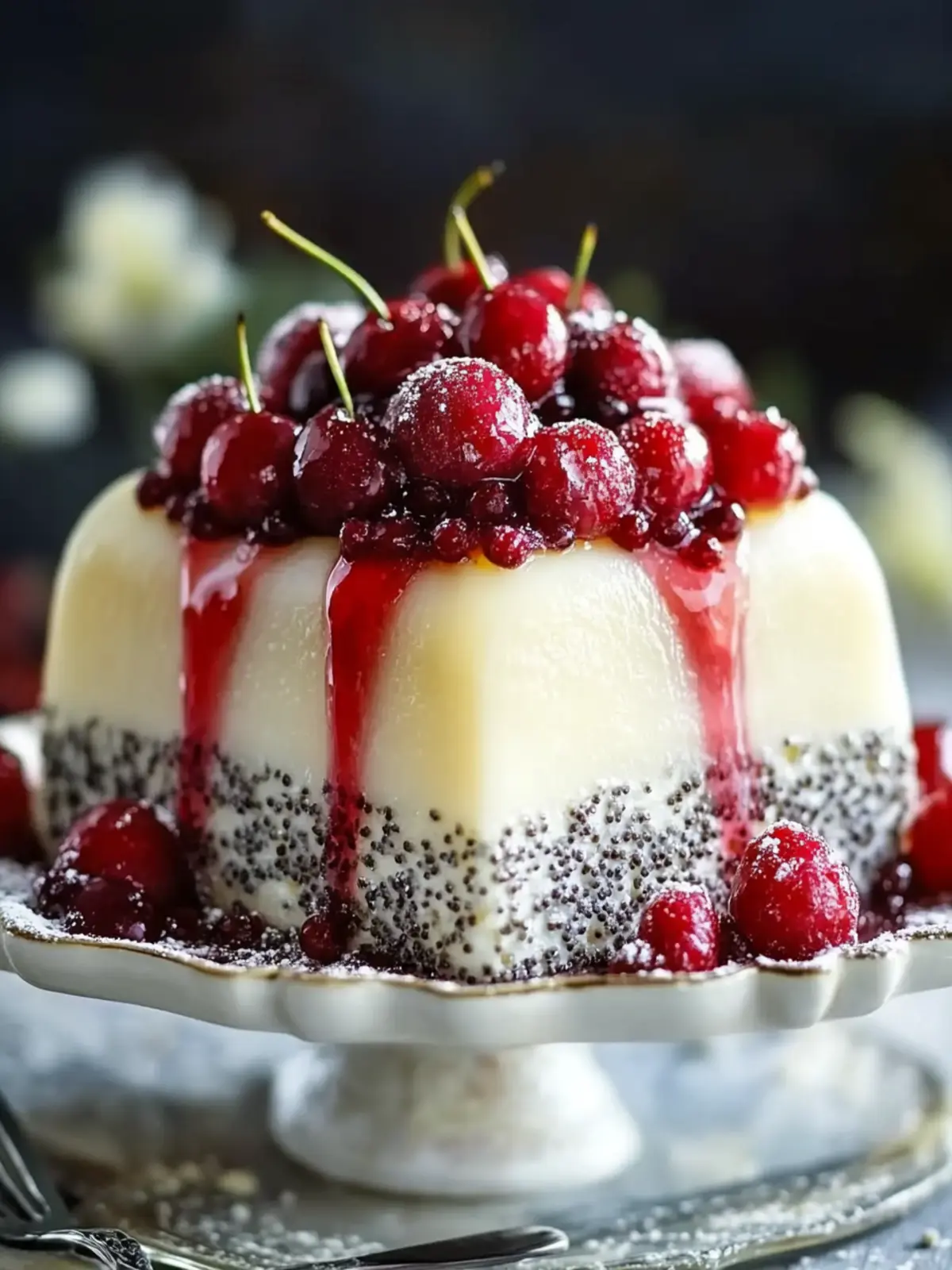 MOHN-KIRSCH-KUCHEN KIRSCH-Dame