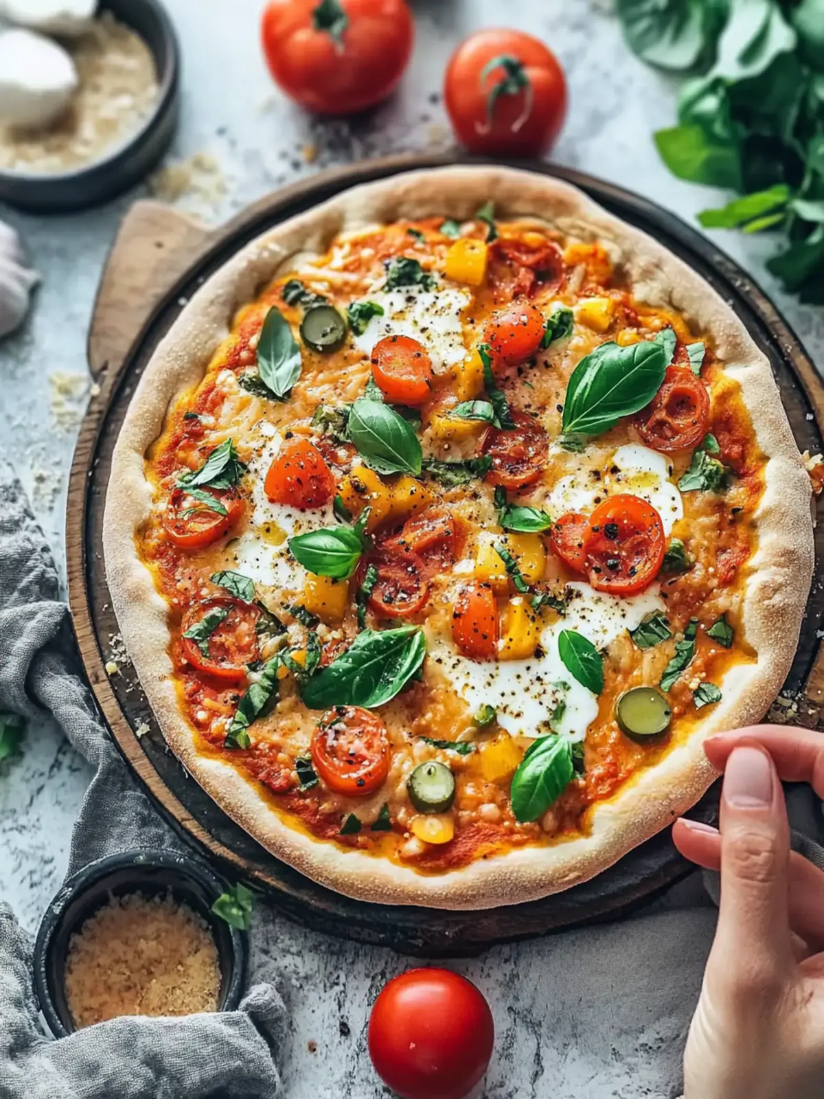 Vegane Pizzasuppe