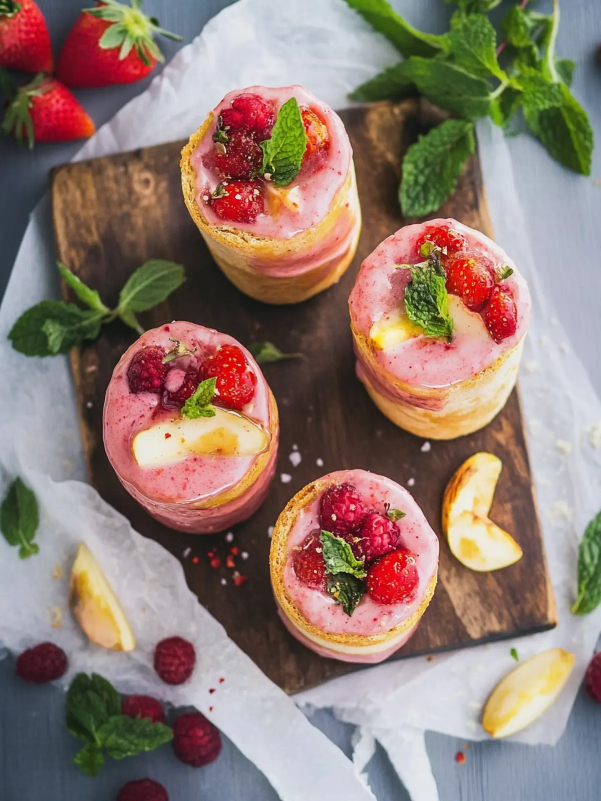 Vegane Puddingschnecken