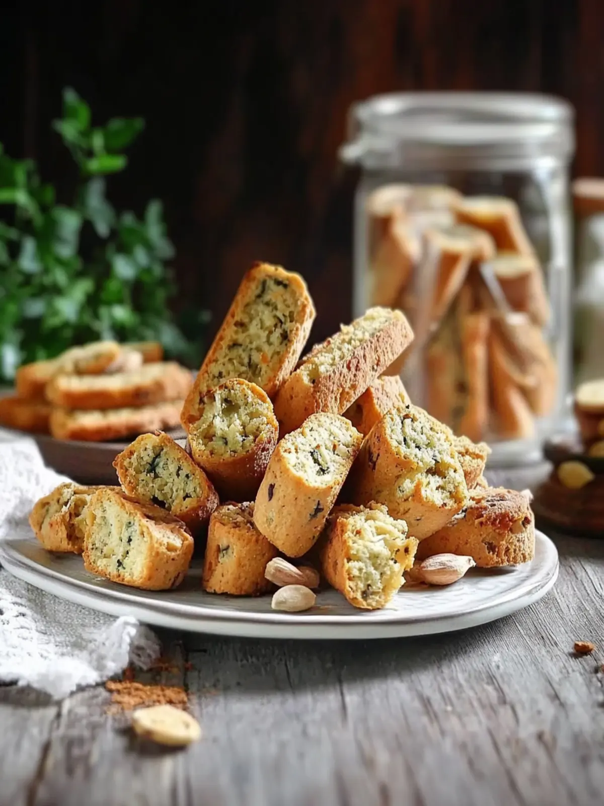 Salzige Kürbiskern-Cantuccini