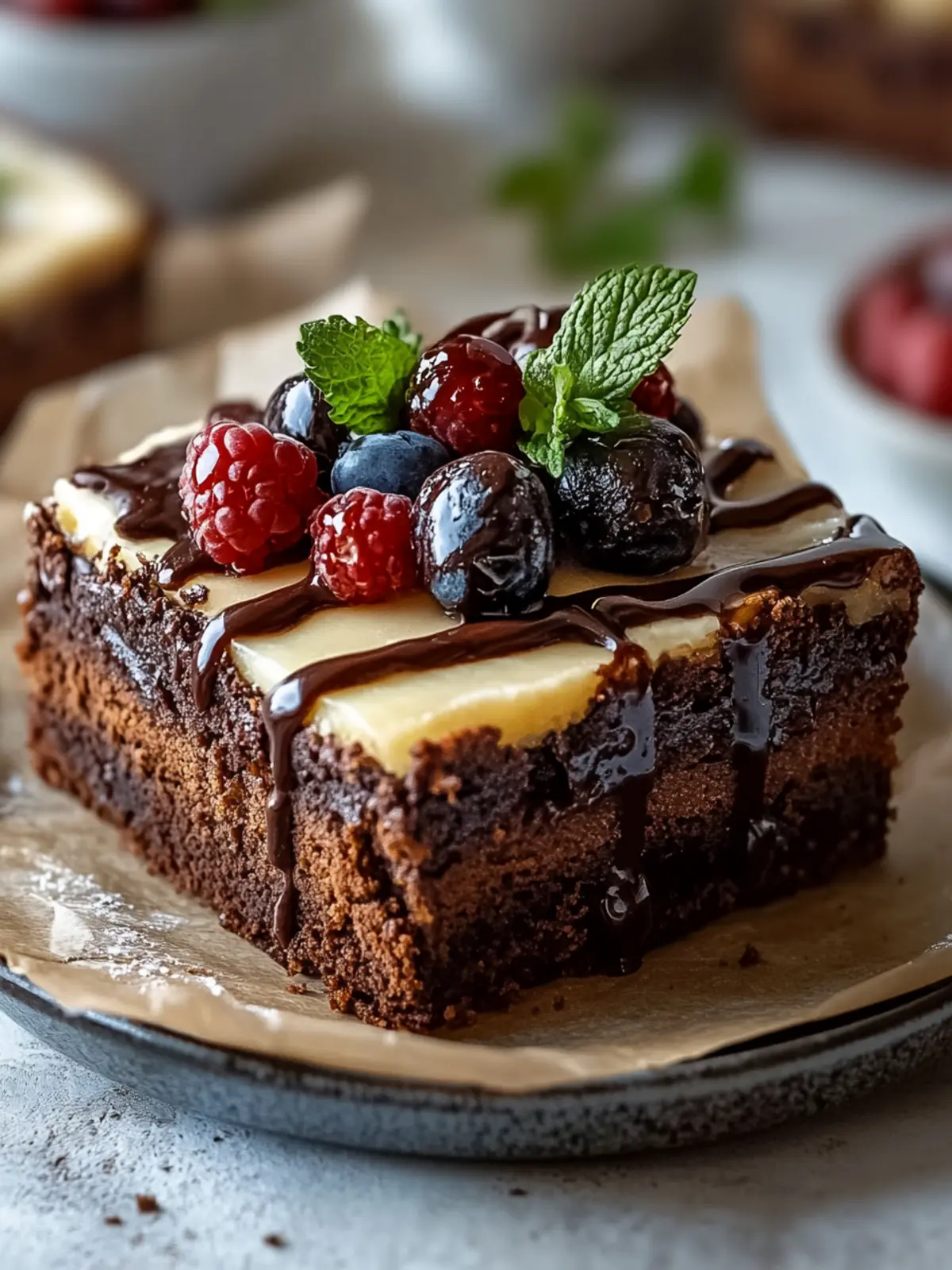 Brownie-Käsekuchen