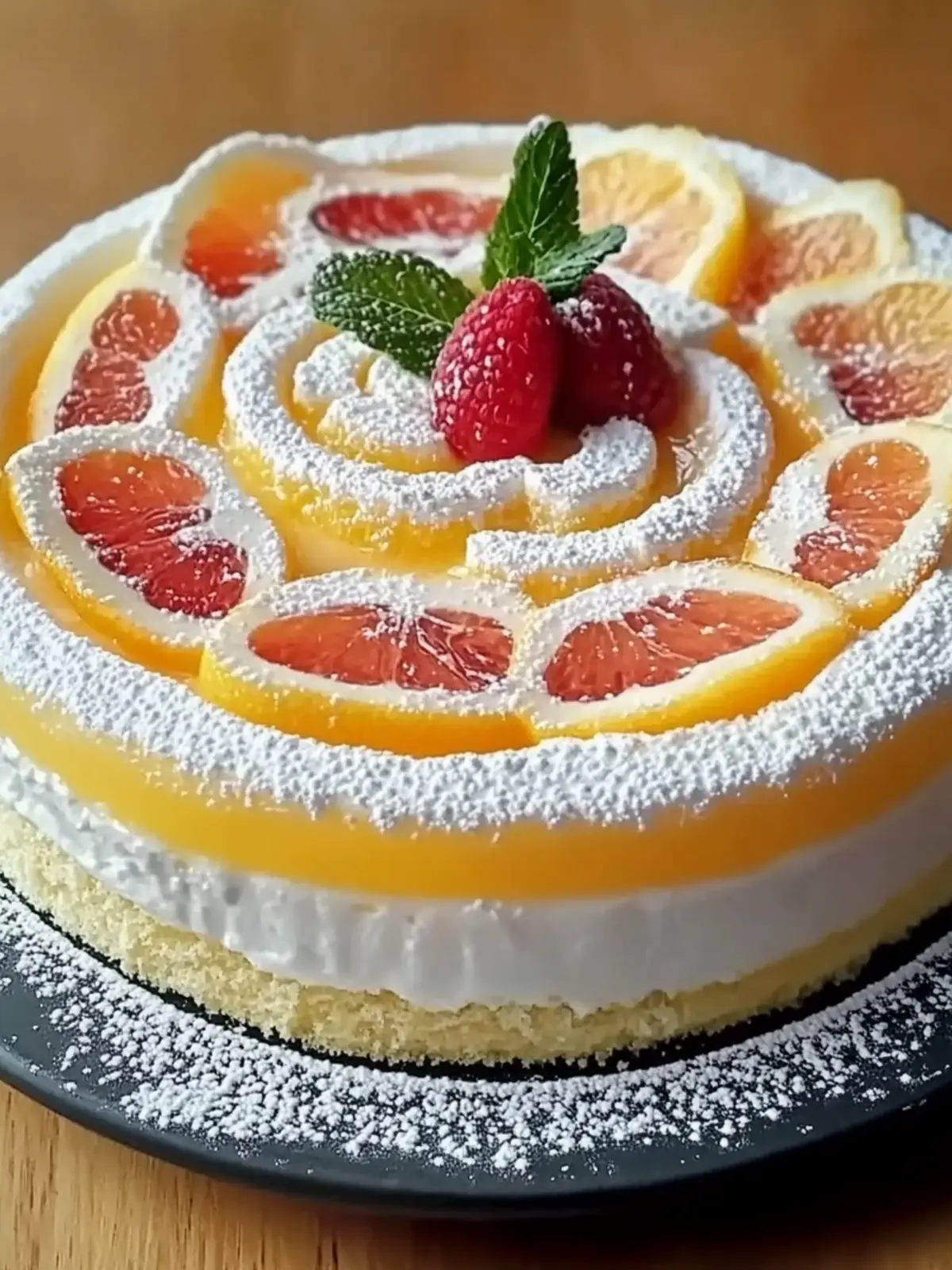 Quark Schneekuchen mit Pudding