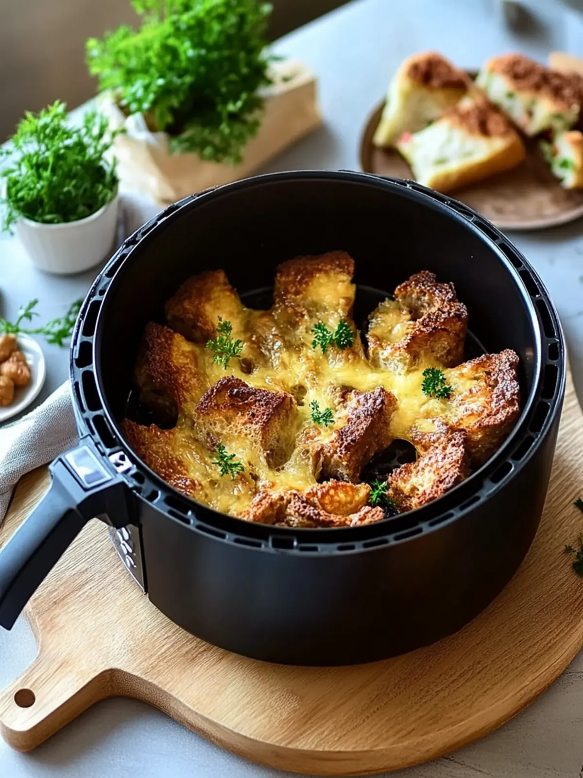 Brezelauflauf im Airfryer