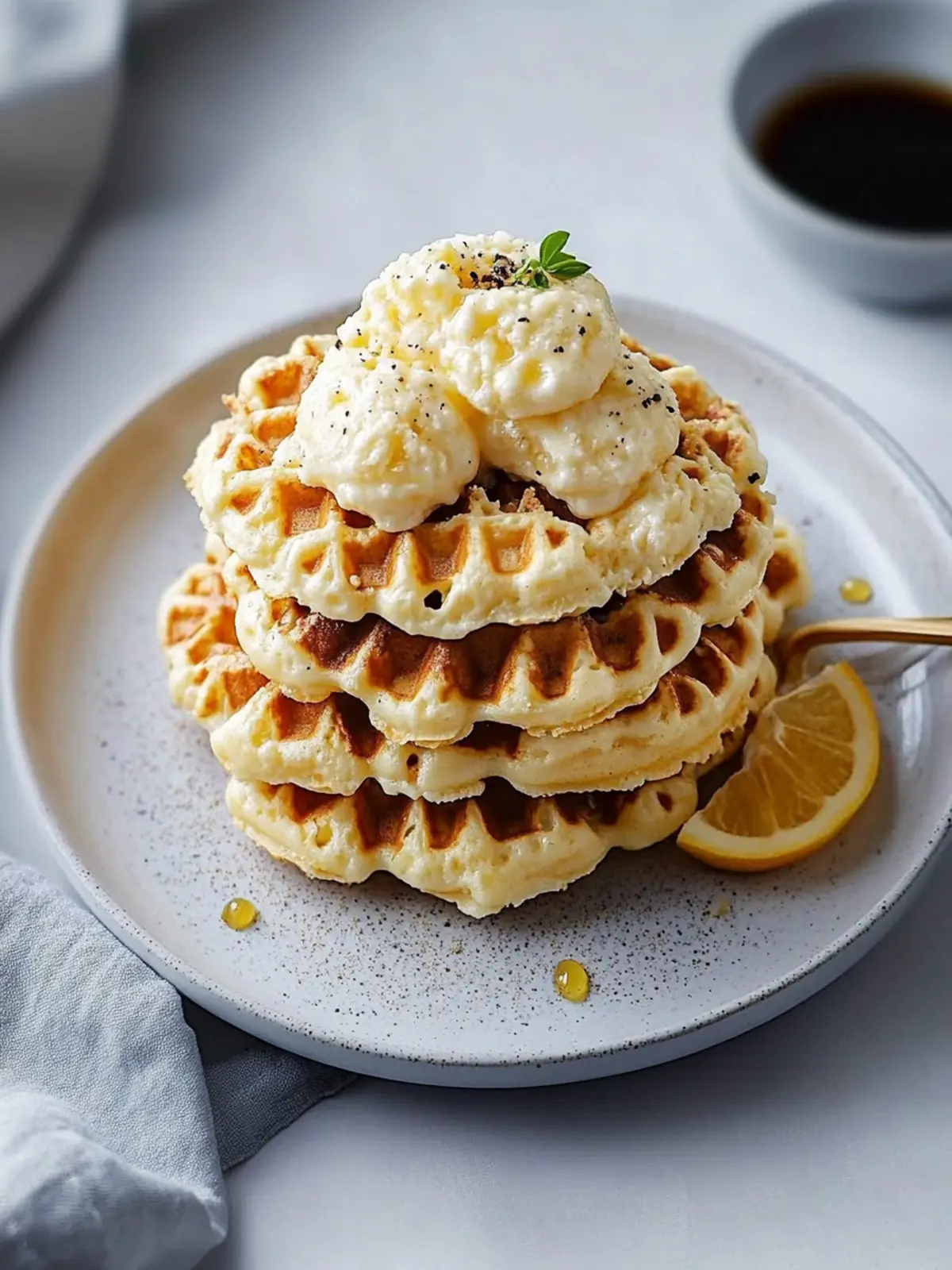 Quarkwaffeln für gute Laune