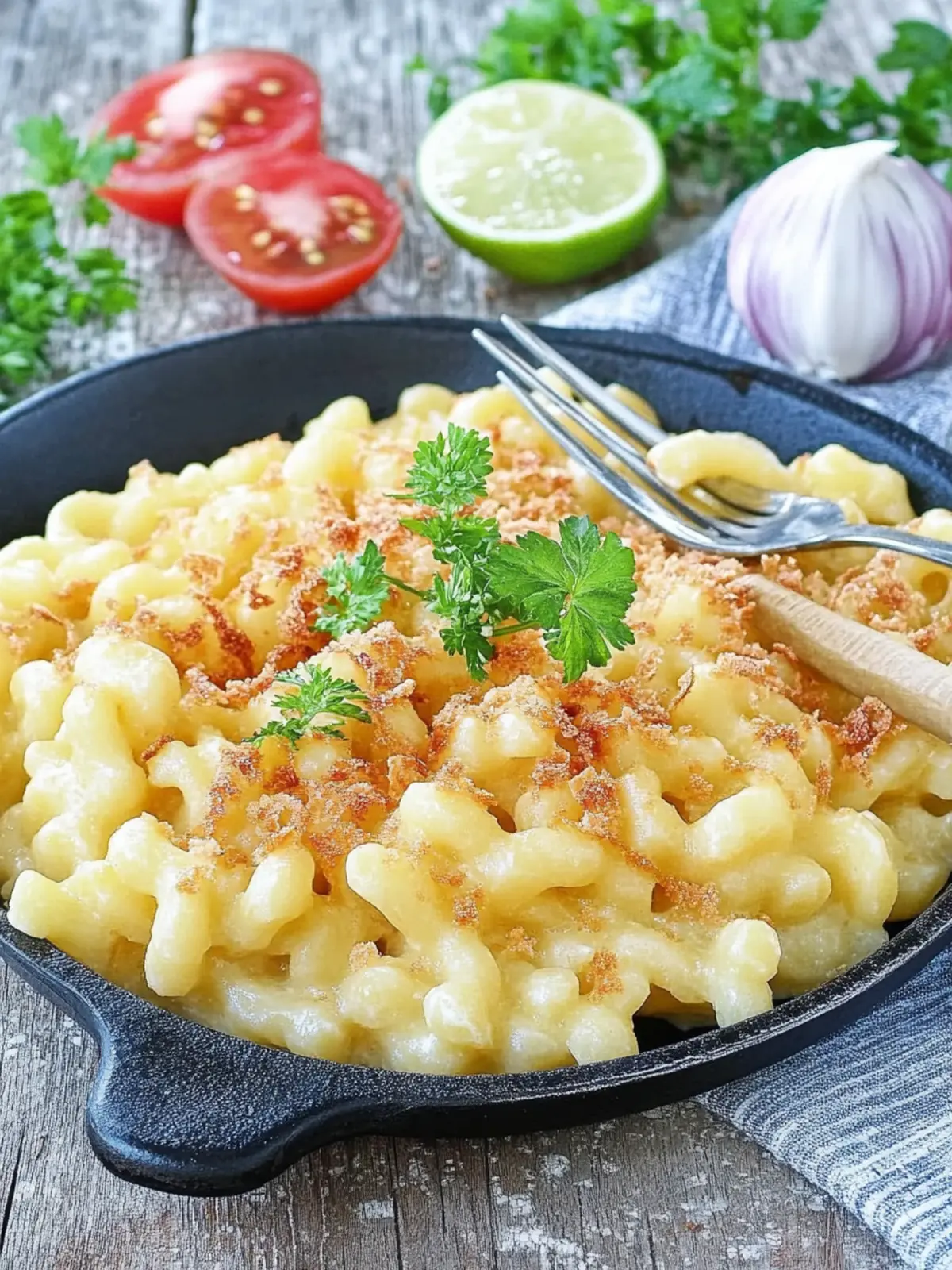 Käsespätzle mit Röstzwiebeln