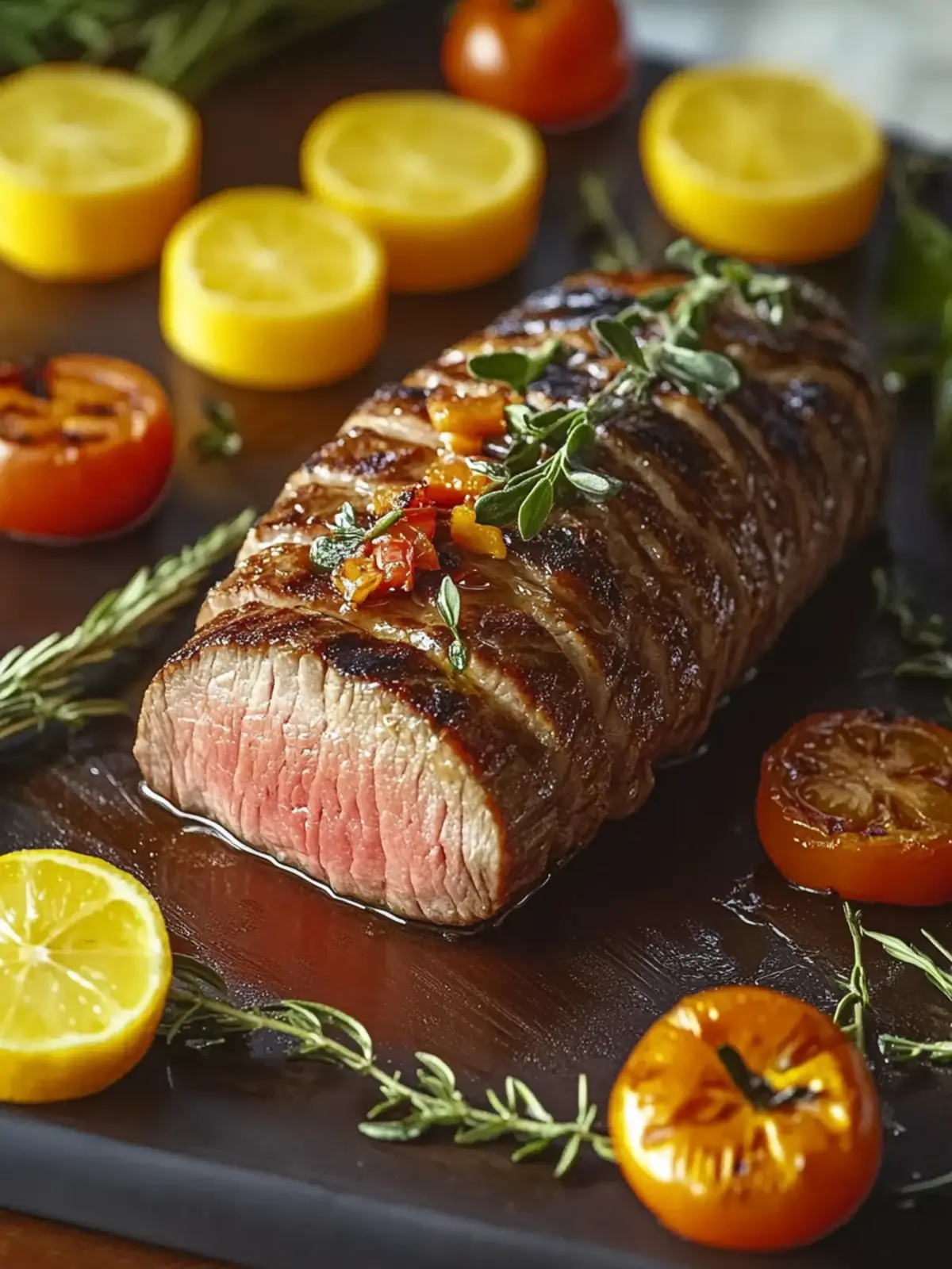 Ganzes Schweinefilet grillen