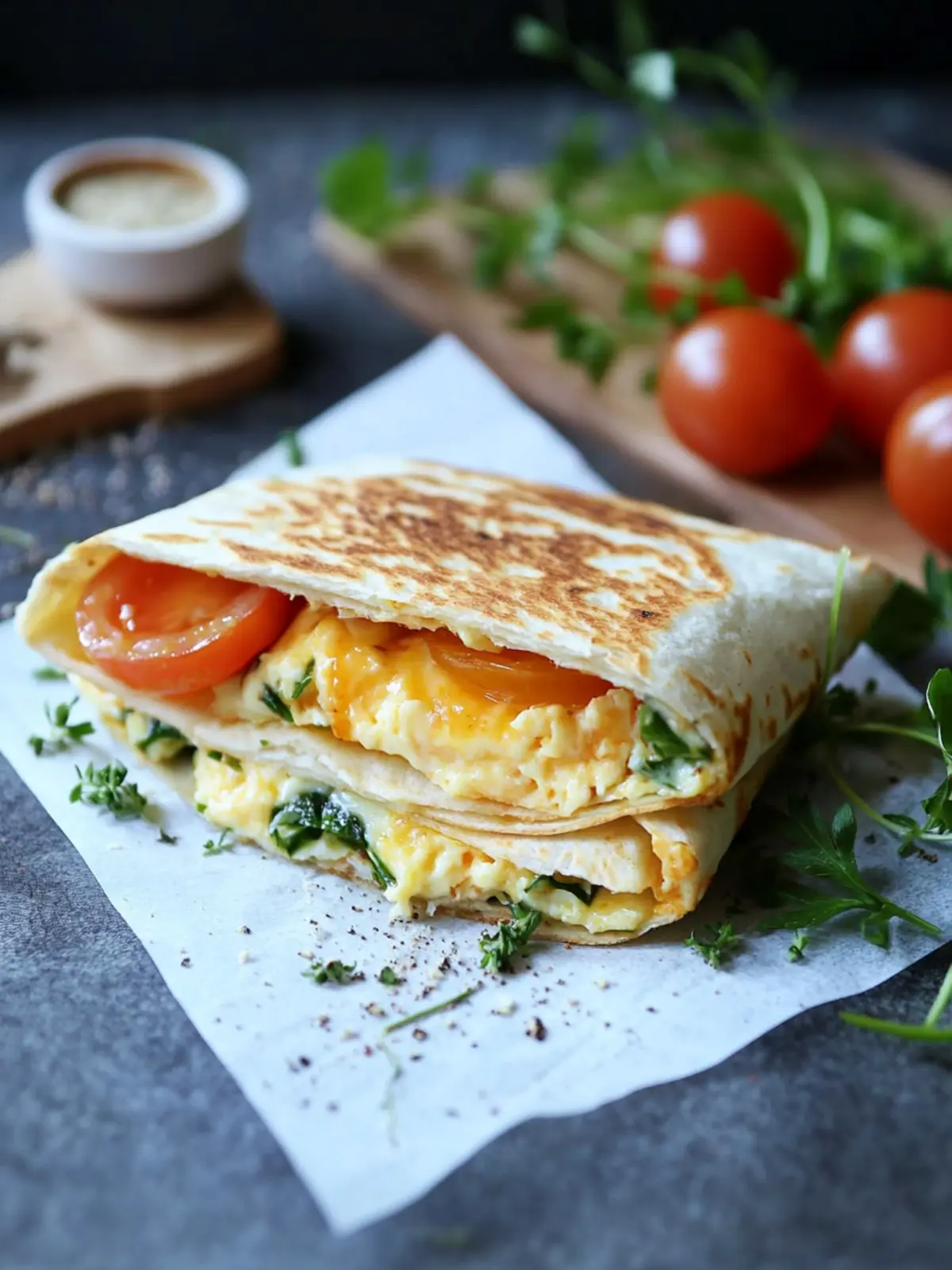 Frühstückswrap mit Ei