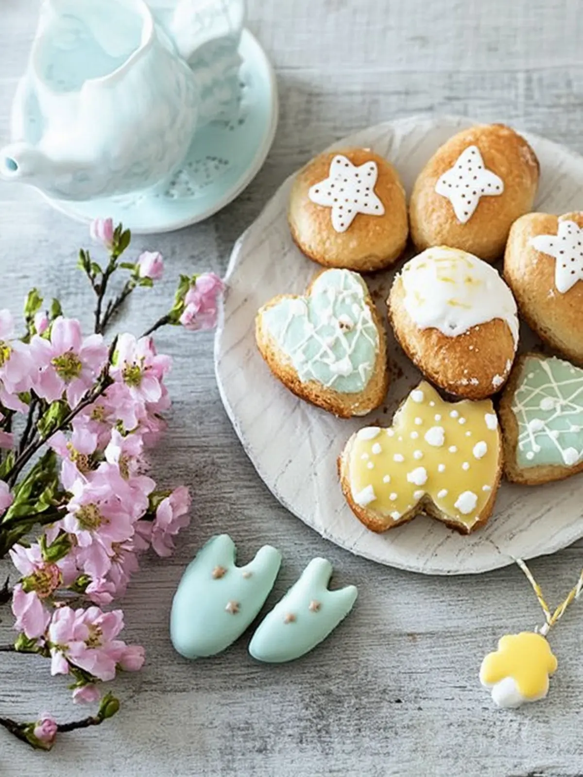 Kunterbunte Osterkekse