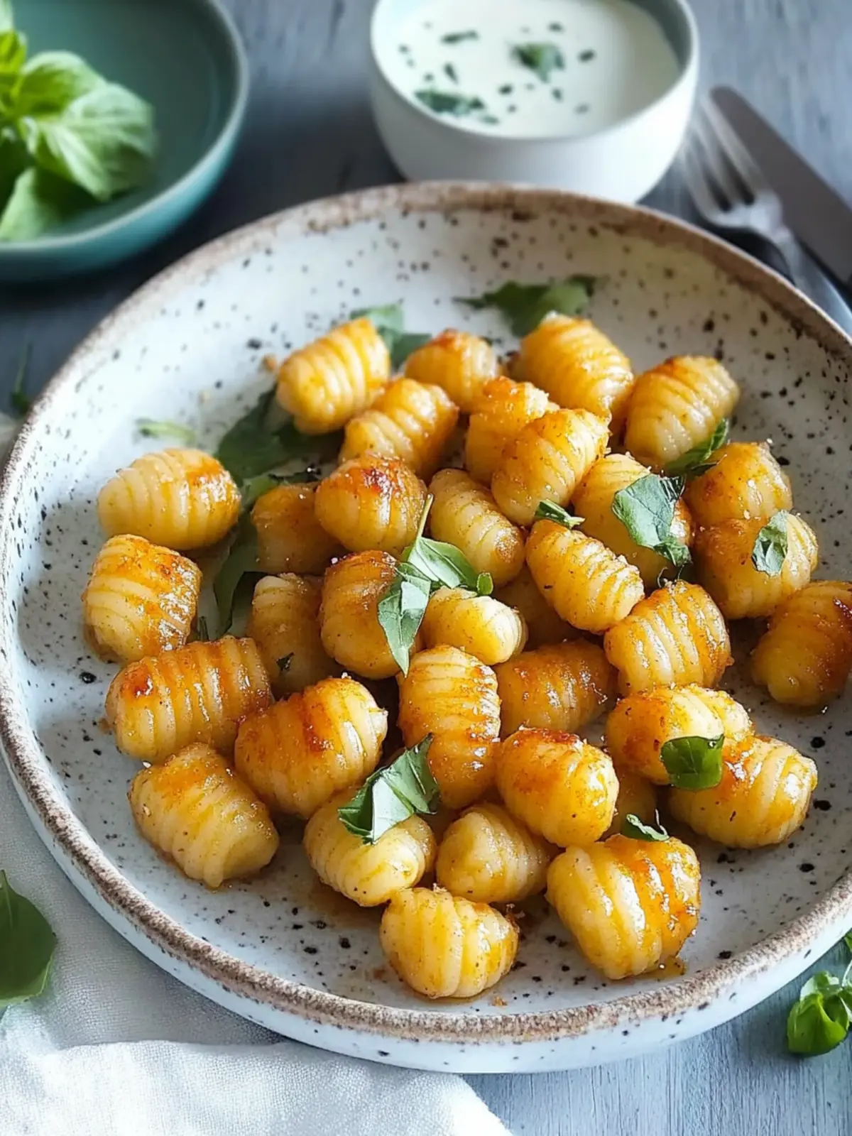 Luftfritteuse Gnocchi