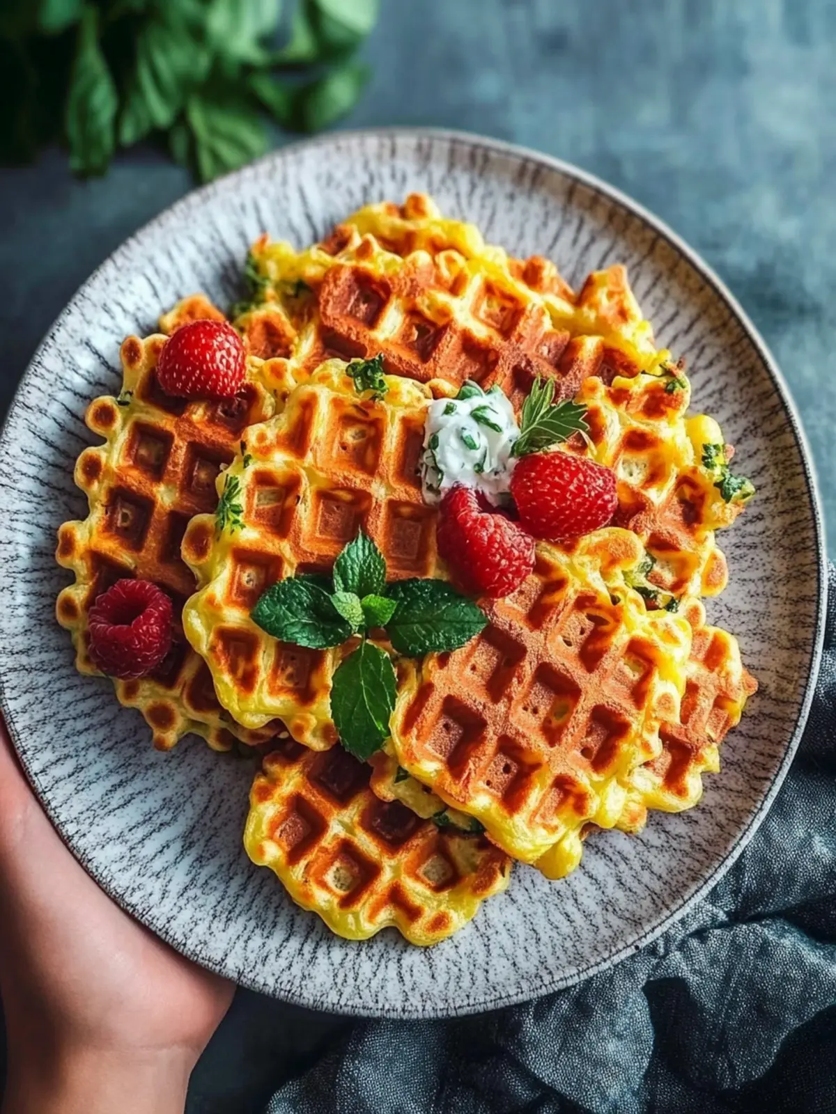 Unglaubliche Gemüsewaffeln