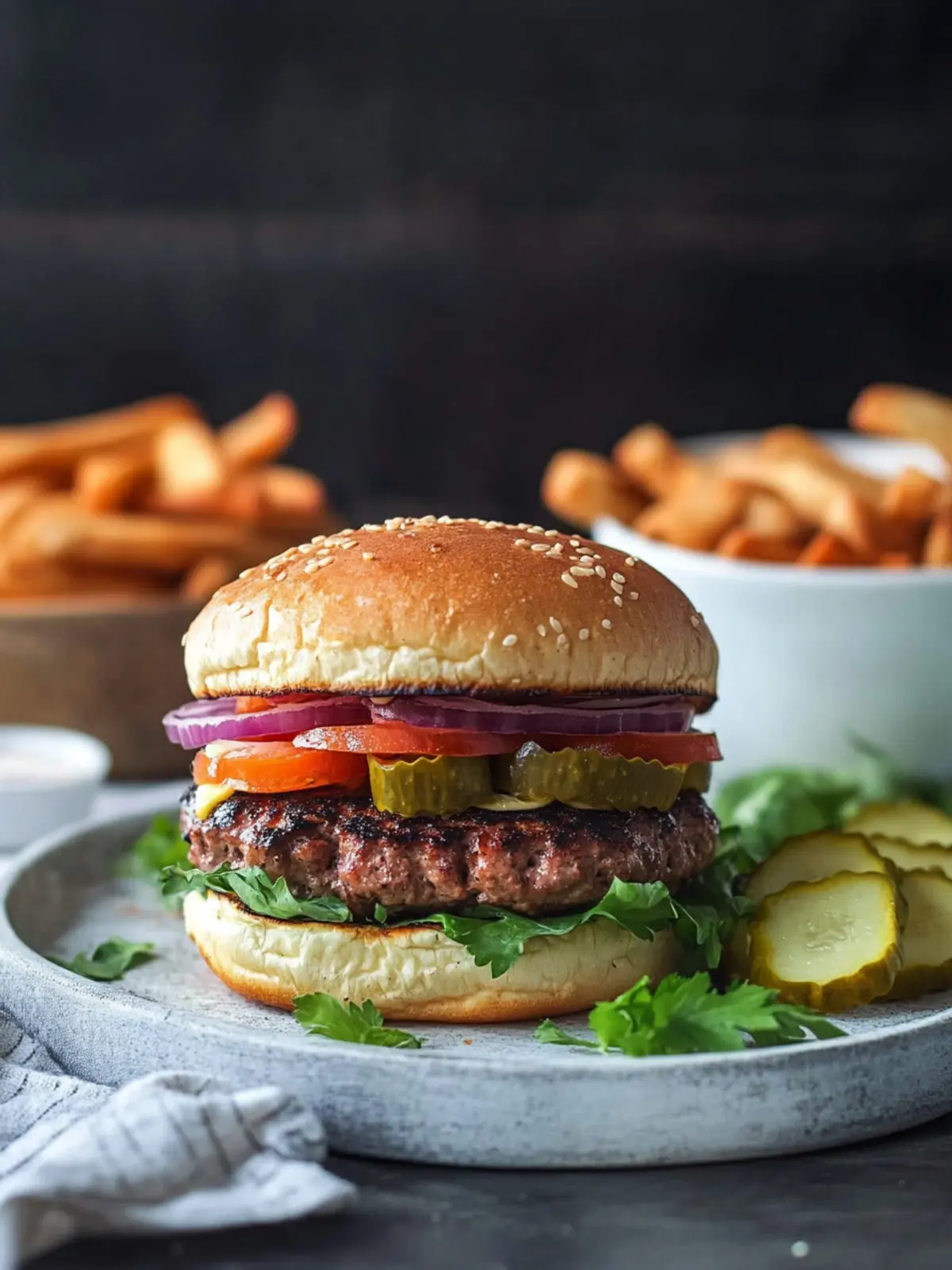 Würzige Bohnenburger