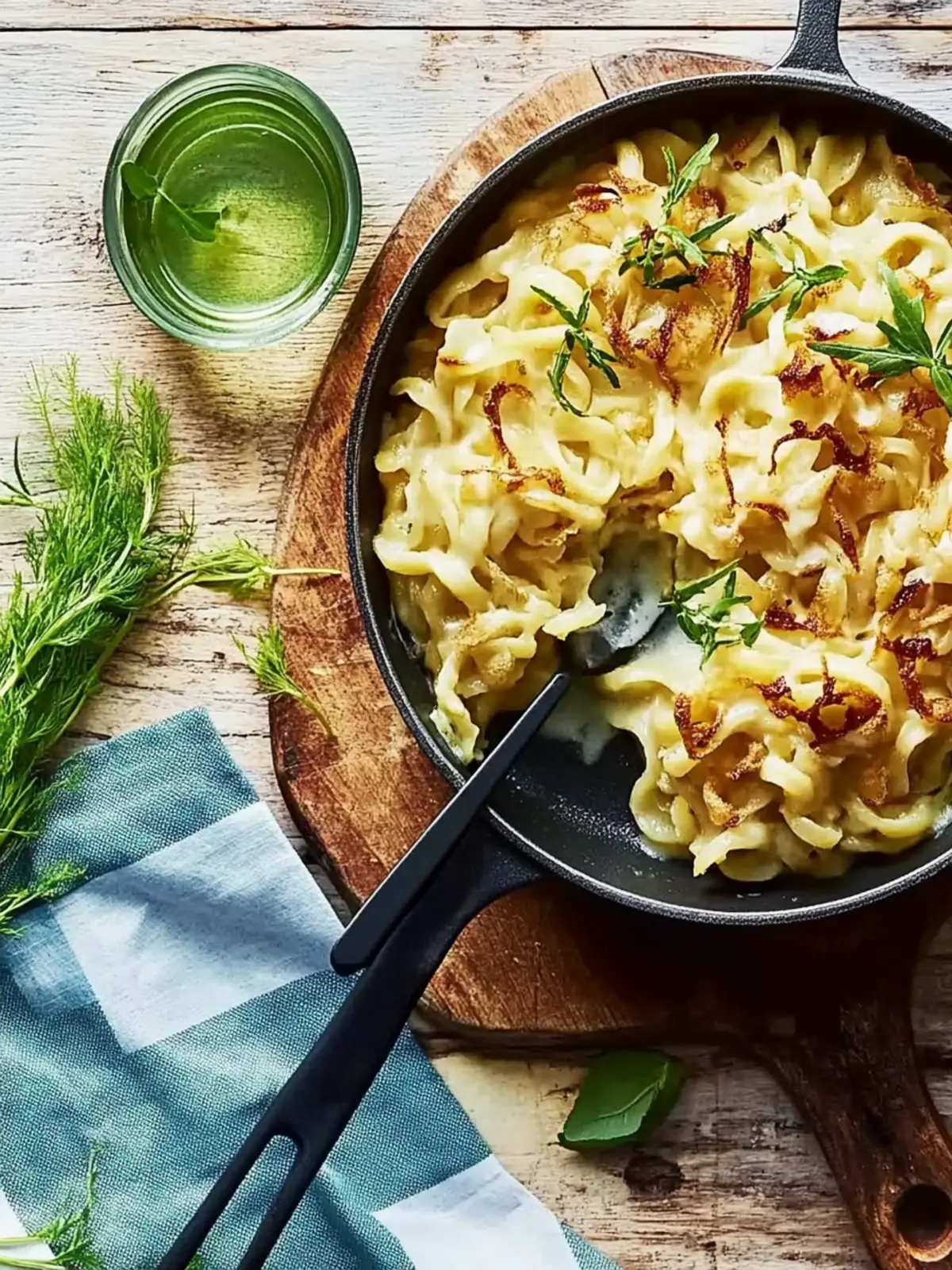 Allgäuer Käsespätzle mit Schmelzzwiebeln