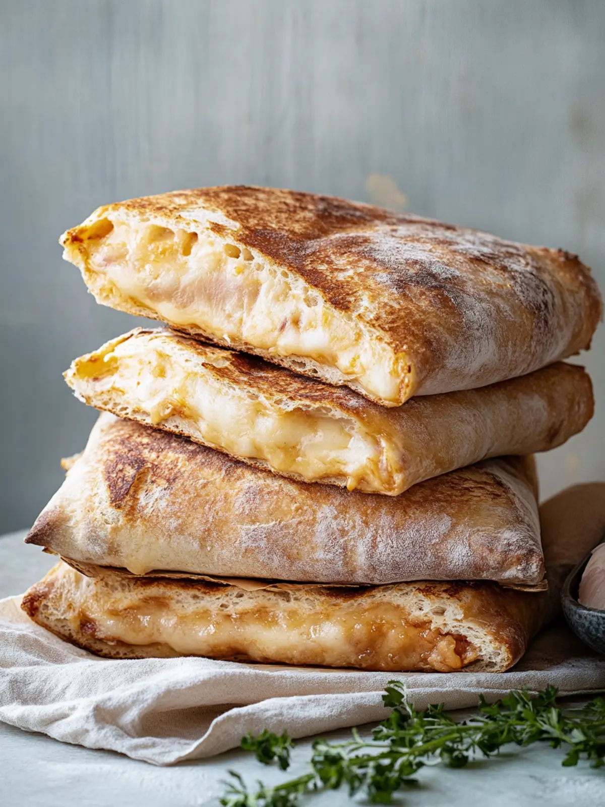 Schinken-Käse-Taschen