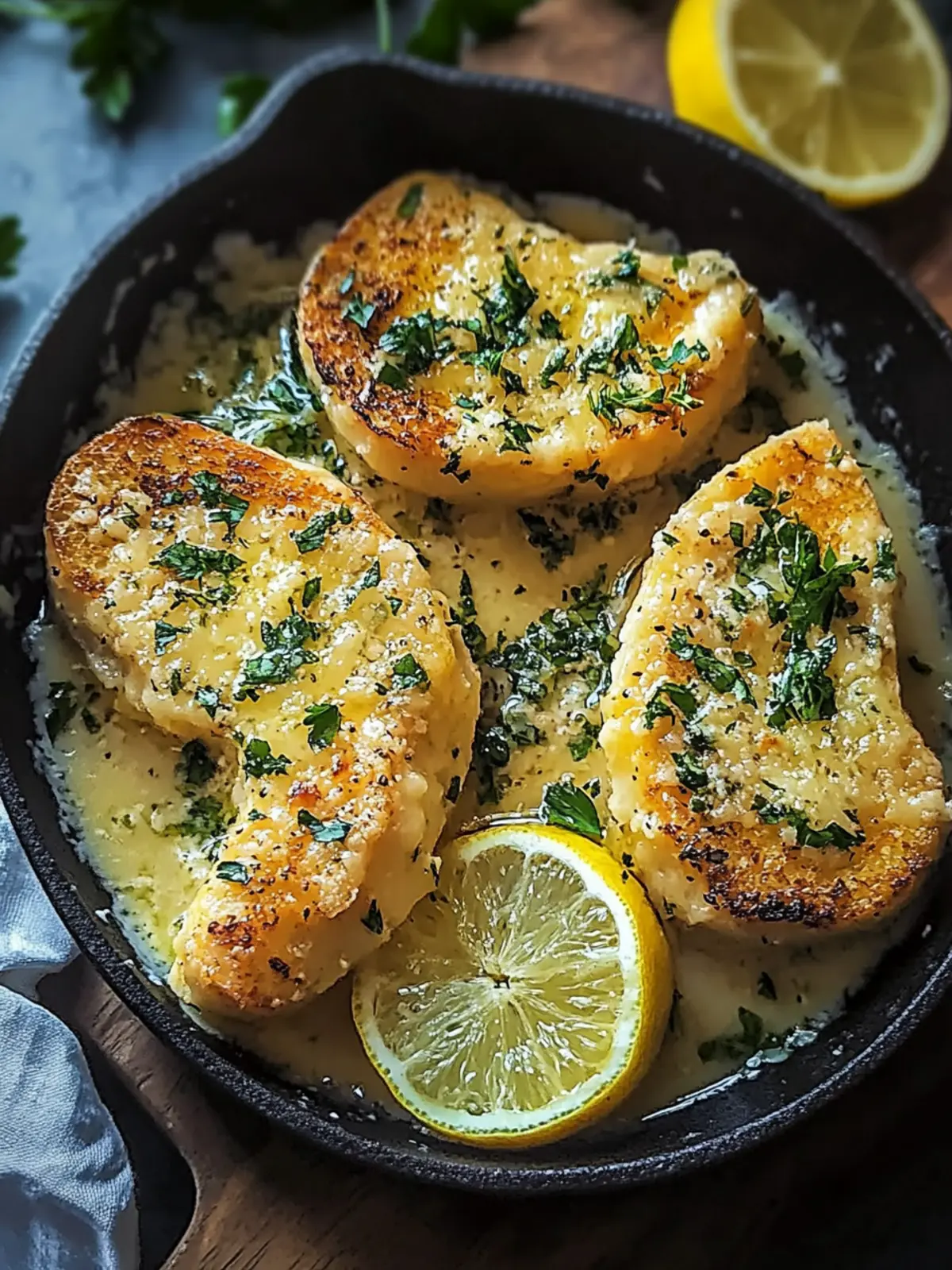 Zitronen-Parmesan-Hähnchen