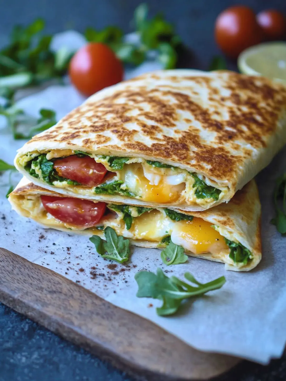 Frühstückswrap mit Ei