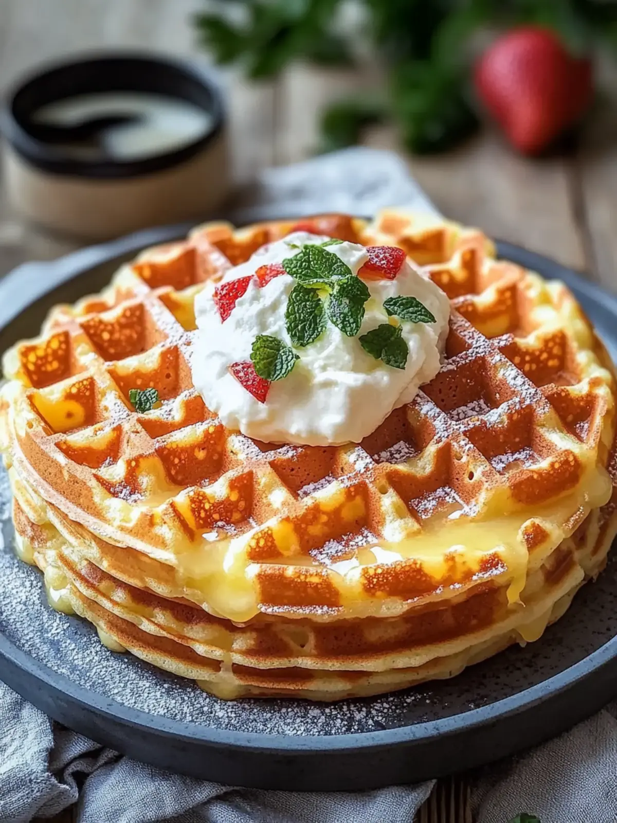 Käse-Ei-Chaffle