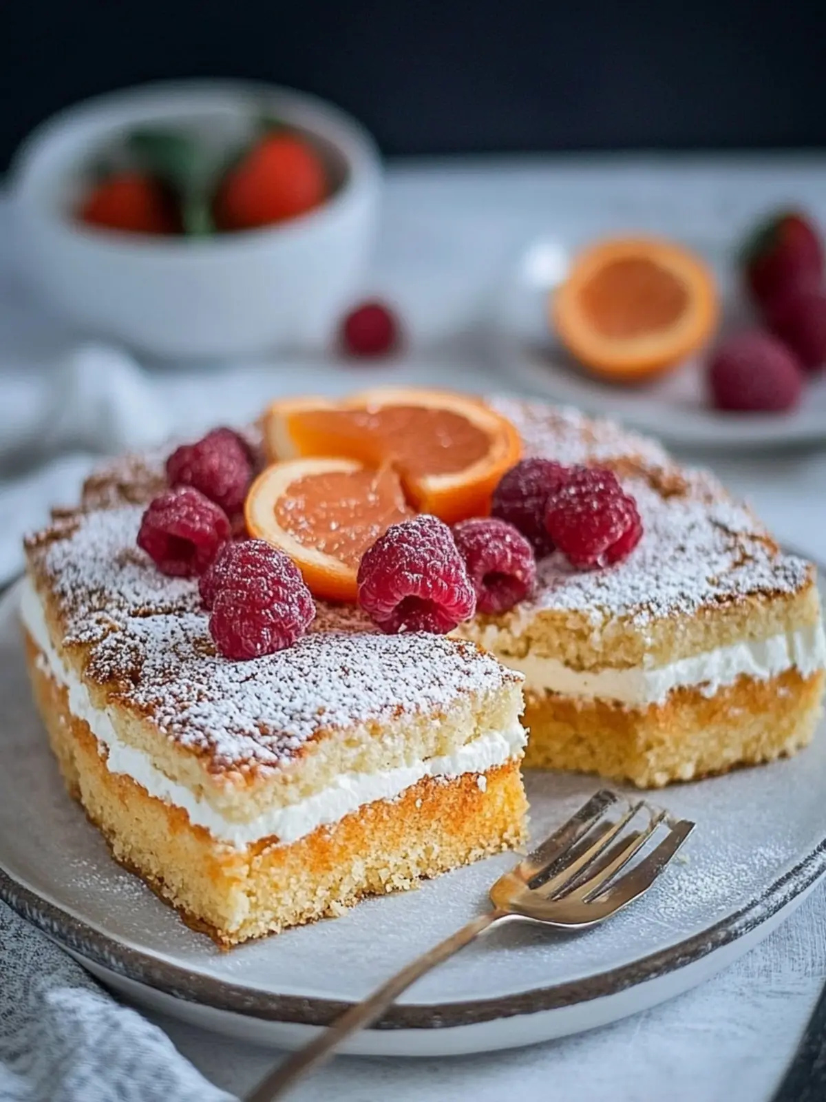 Fantakuchen mit Schmand