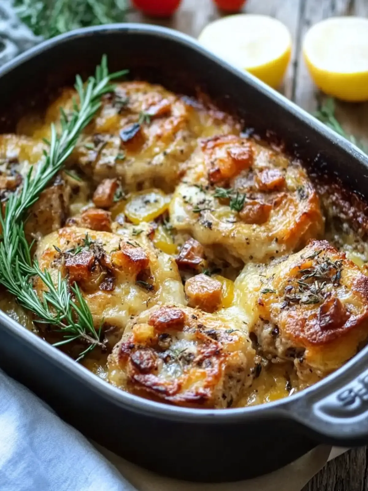 Rouladentopf aus dem Backofen