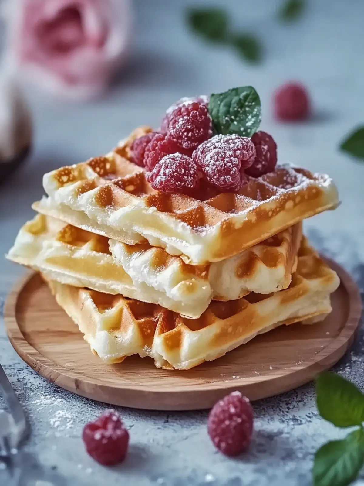 Herzhafte Waffeln