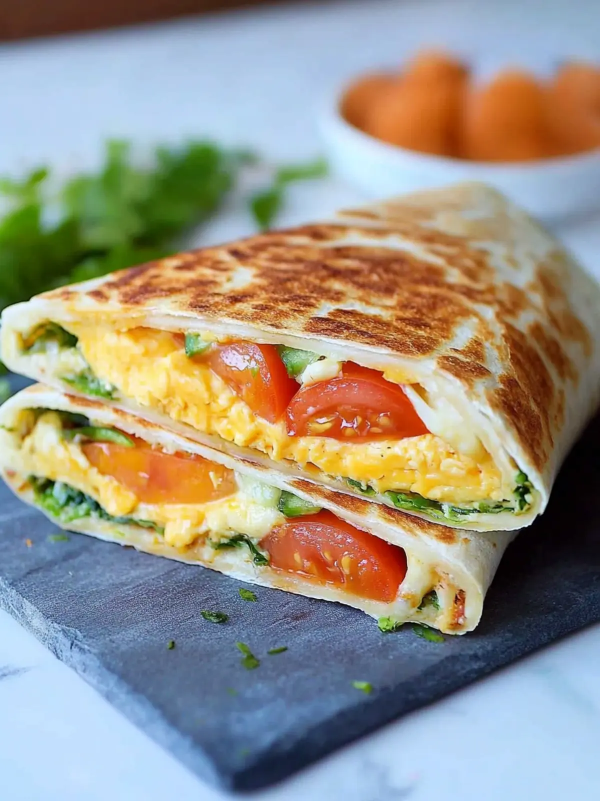 Frühstückswrap mit Ei