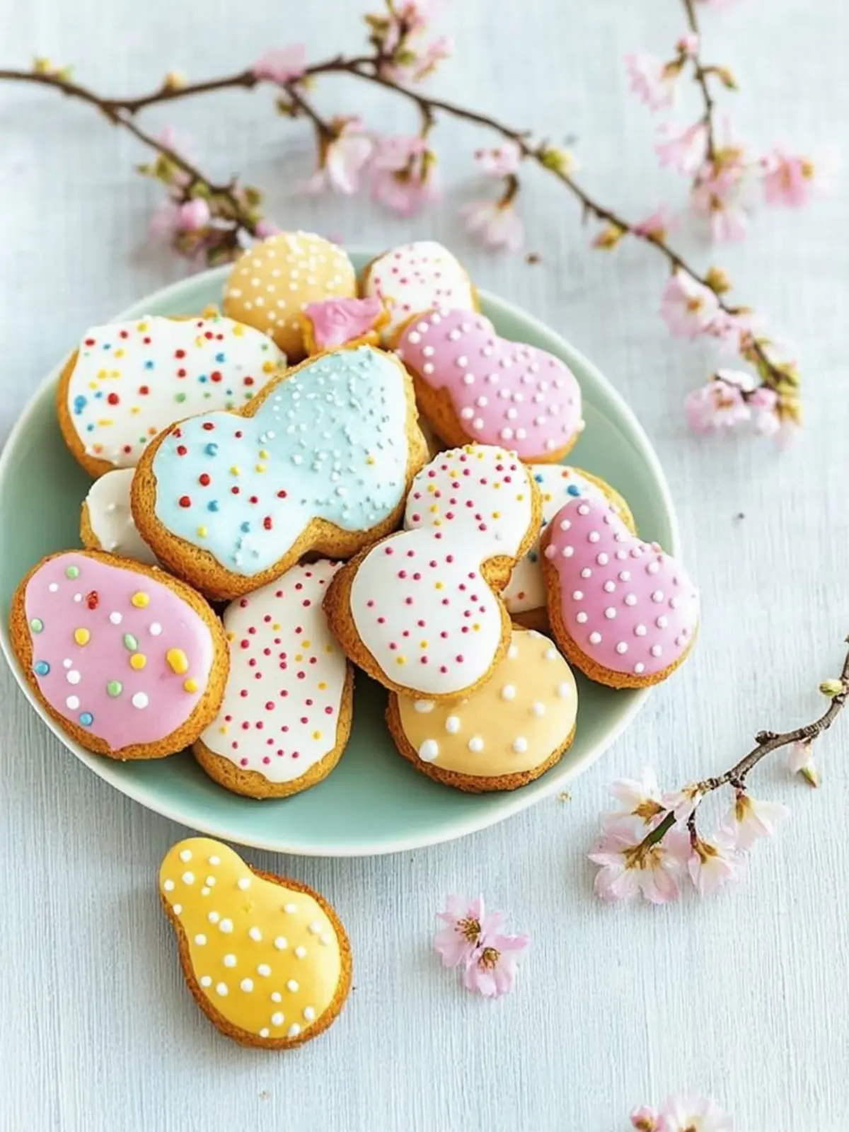 Kunterbunte Osterkekse