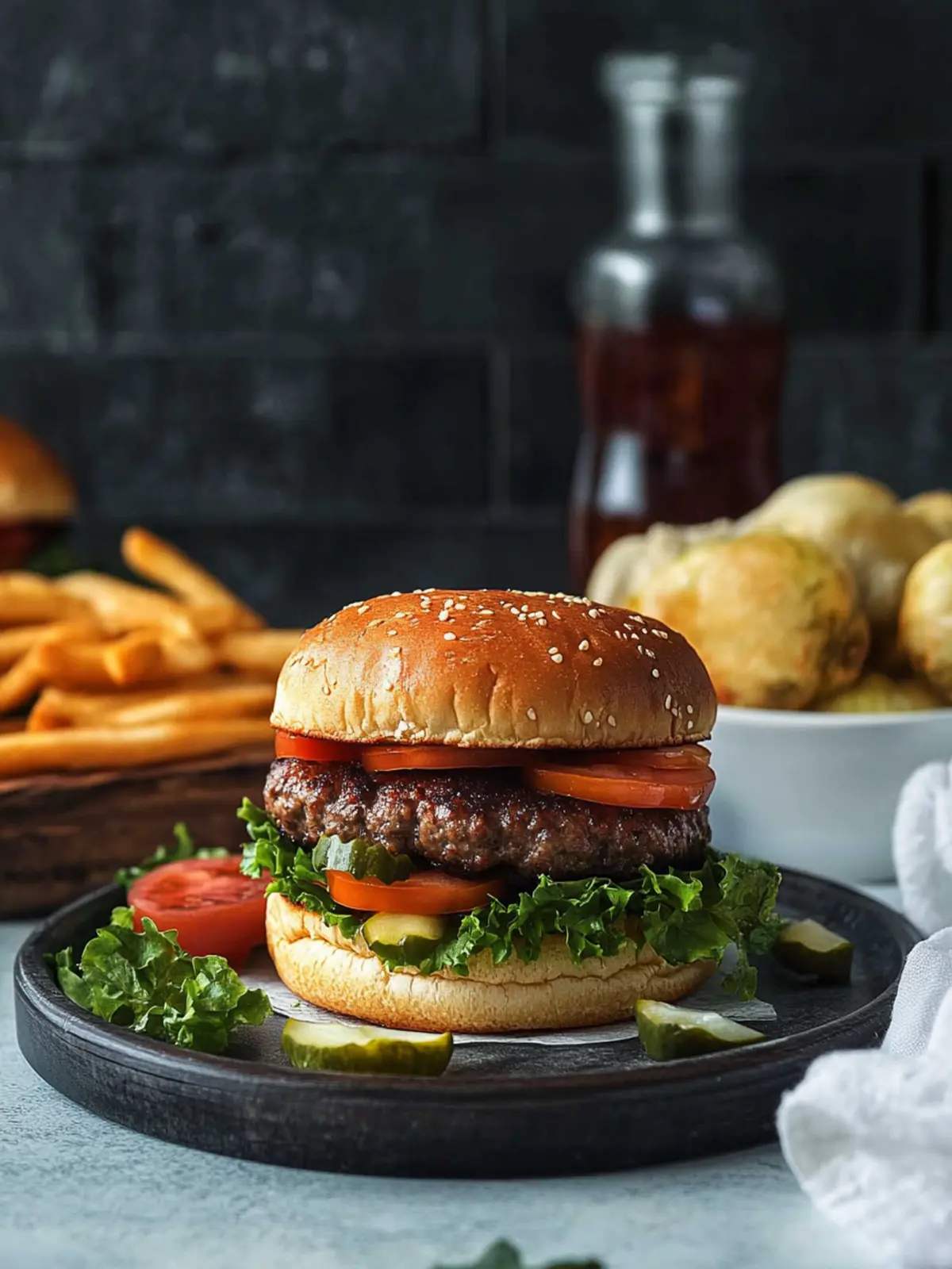 Würzige Bohnenburger