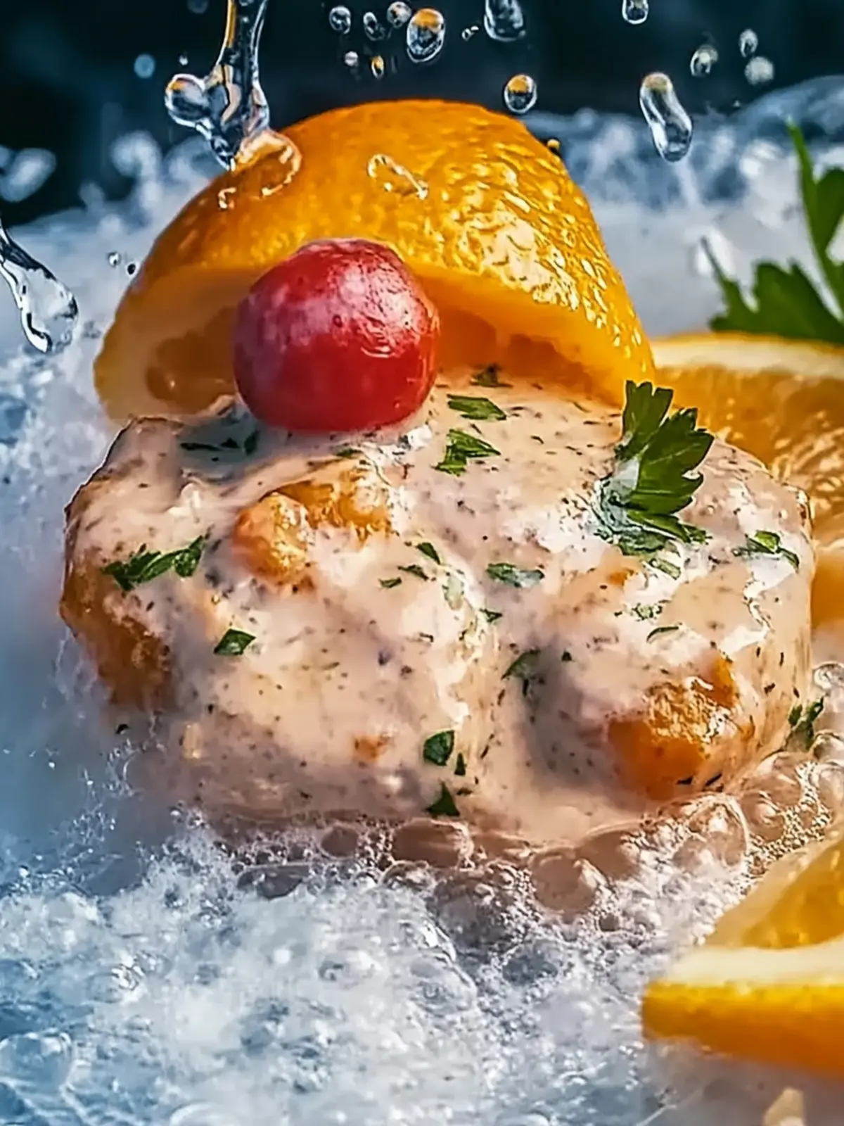 Zwiebel-Sahne-Hähnchen