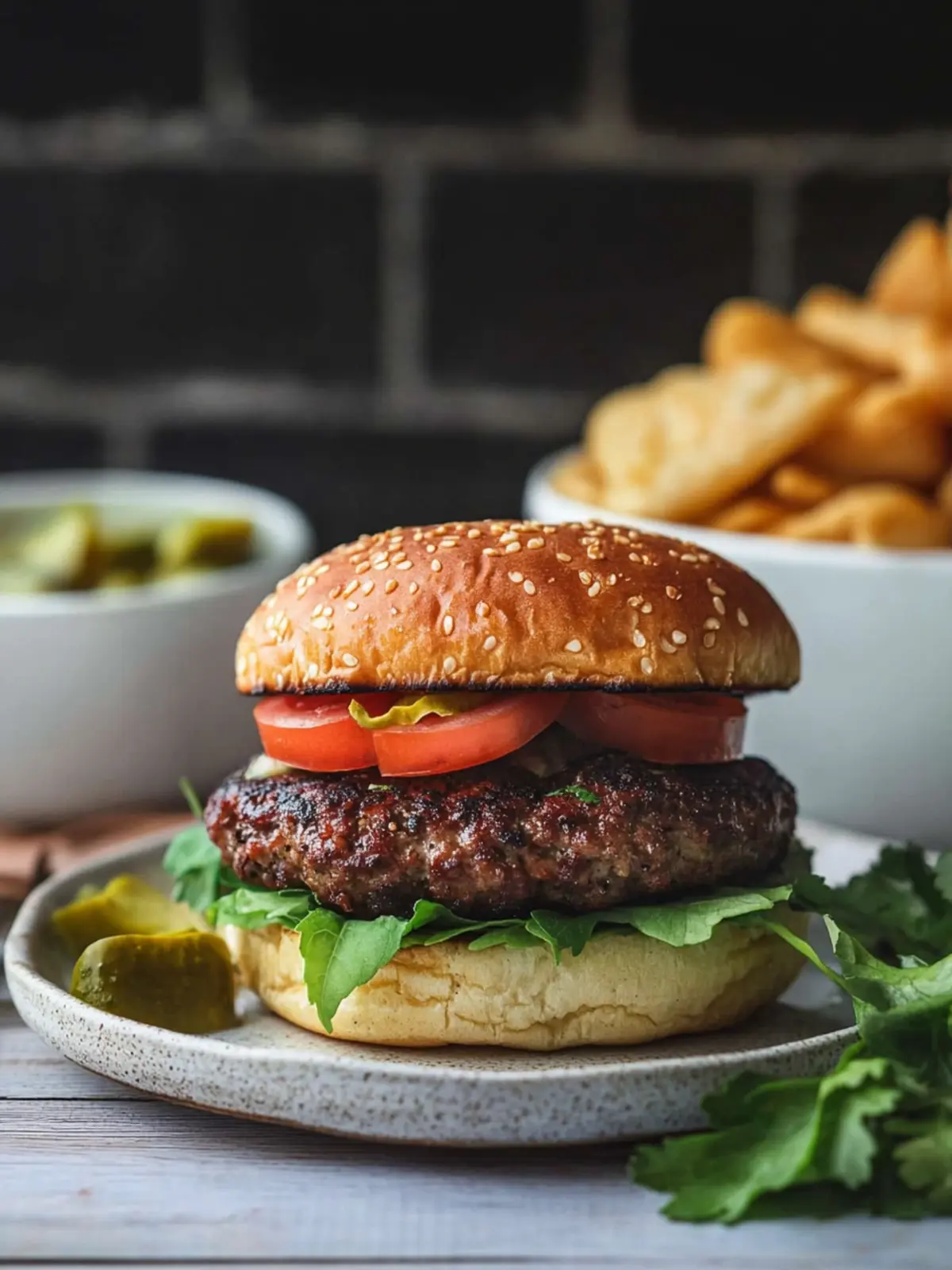 Würzige Bohnenburger