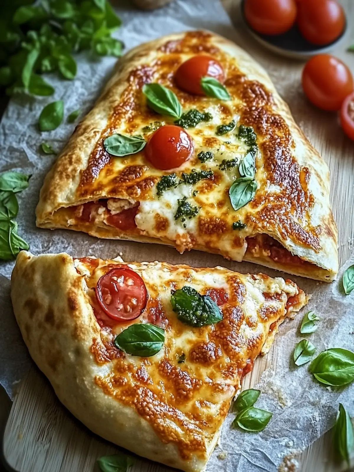 Schnelle Blätterteig-Calzone