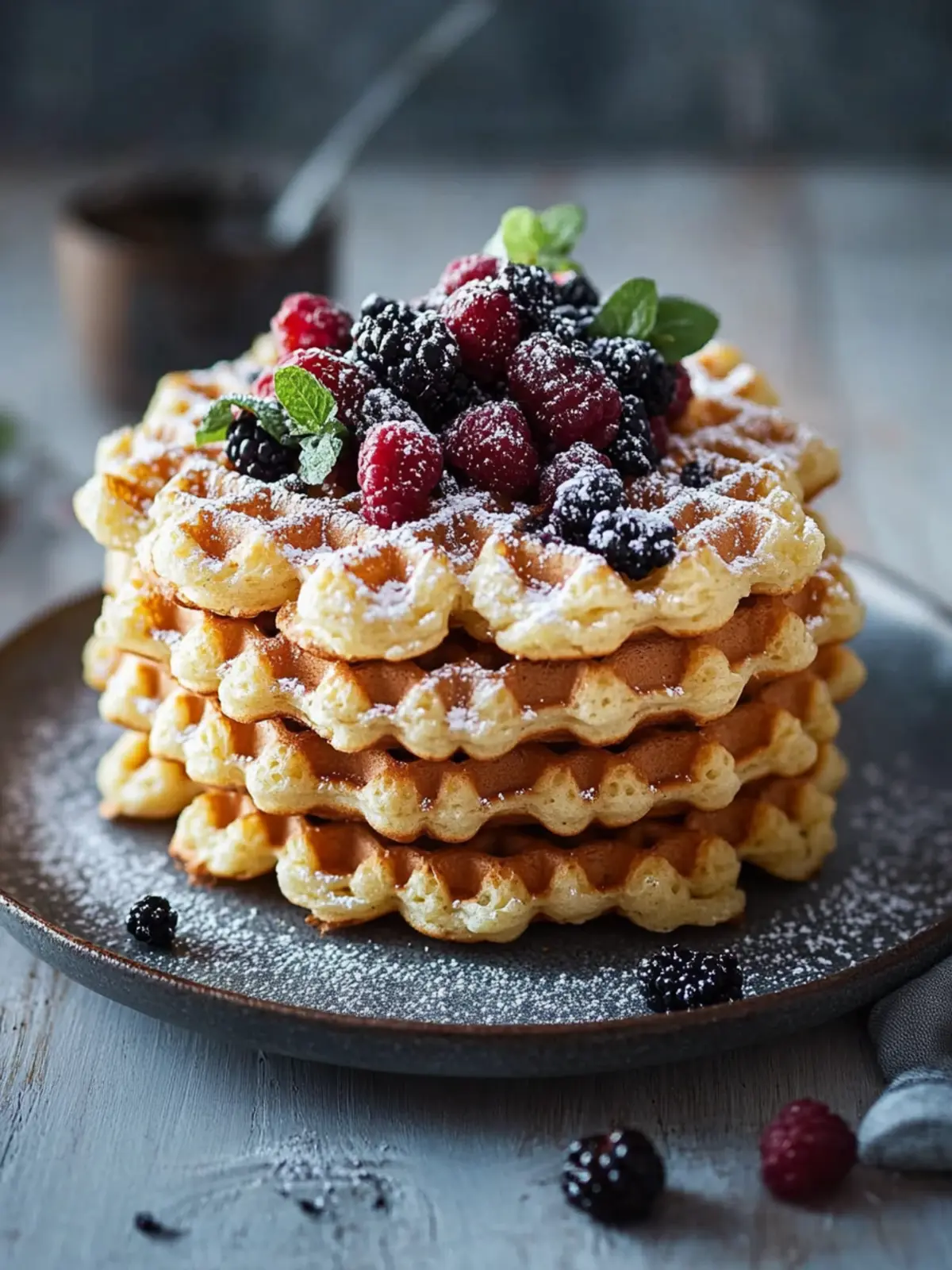 Quarkwaffeln für gute Laune