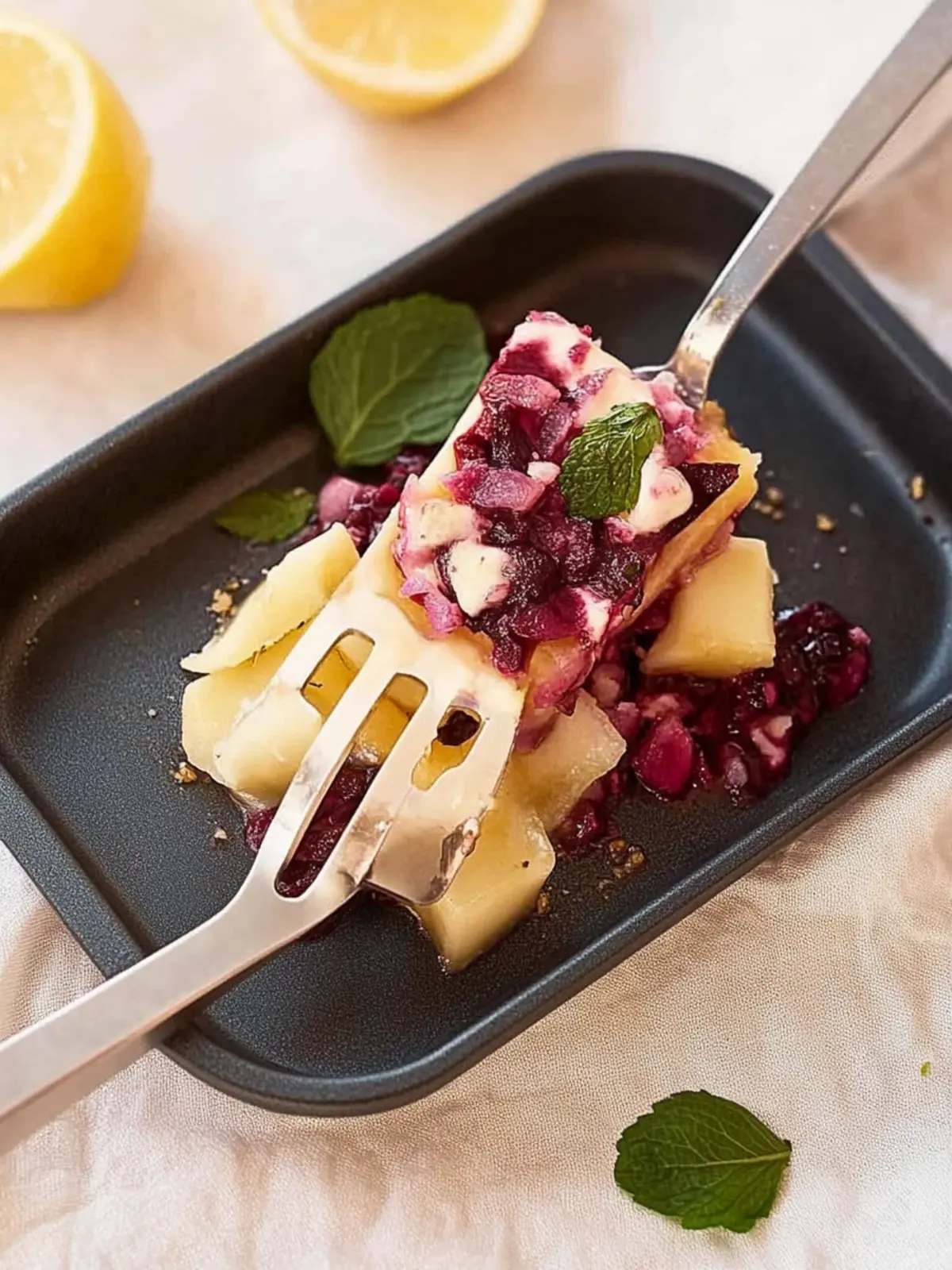 Raclette-Pfännchen Rote Bete