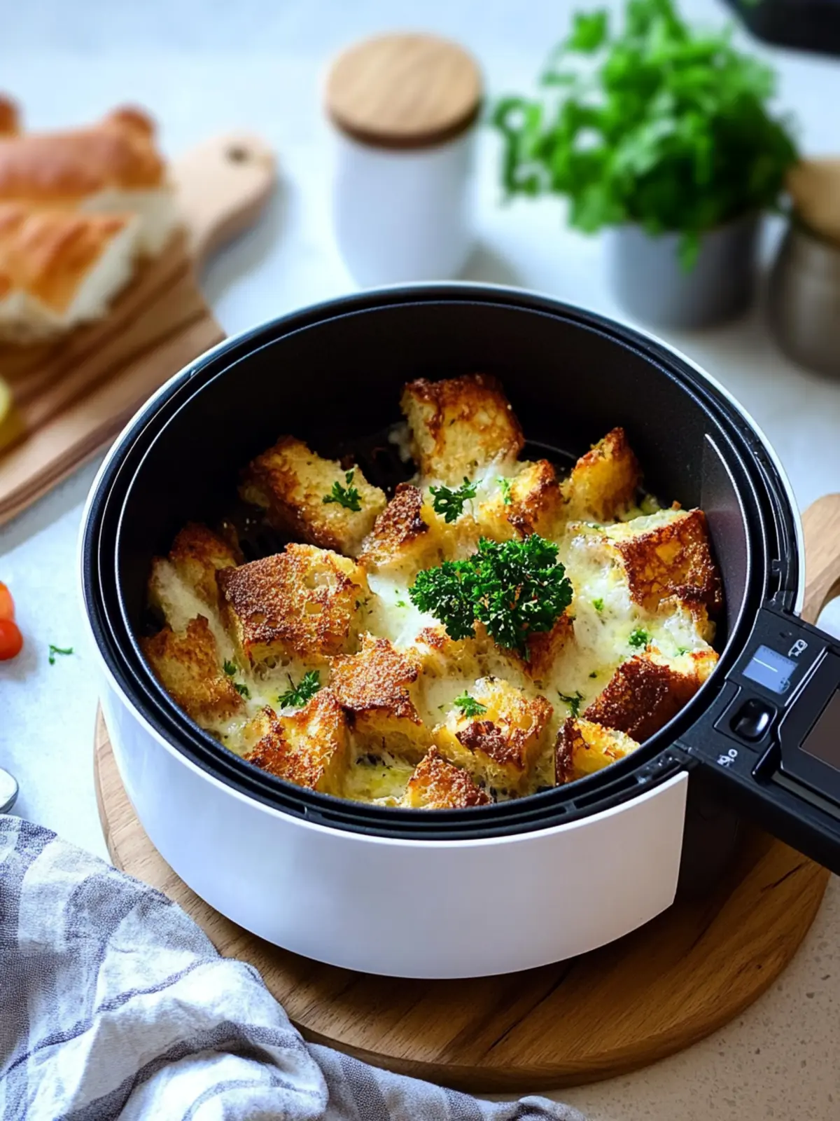 Brezelauflauf im Airfryer