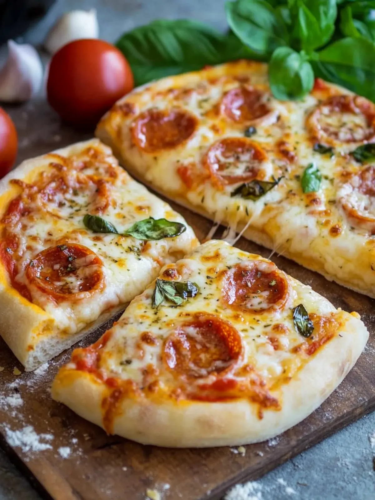 Pizzaschnecken mit Pizzateig