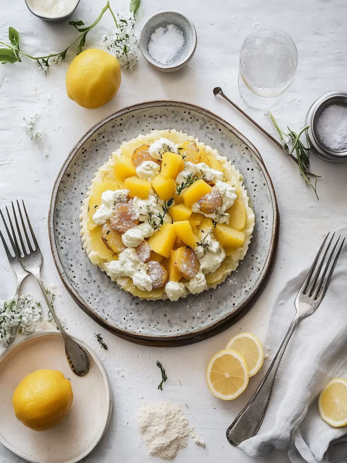 Rahmpilze mit Kartoffelstampf