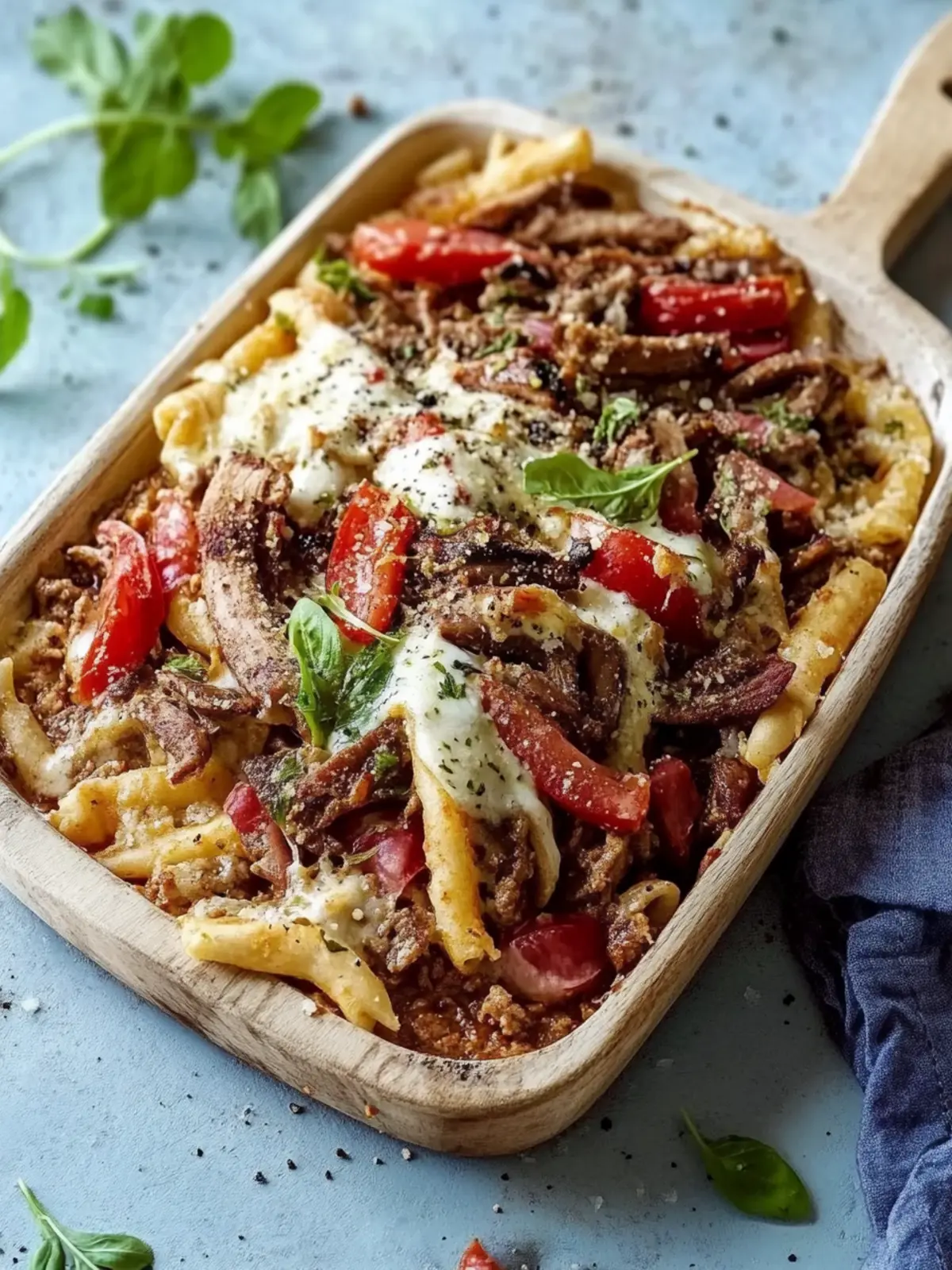 dieser Gyros-Nudel-Auflauf