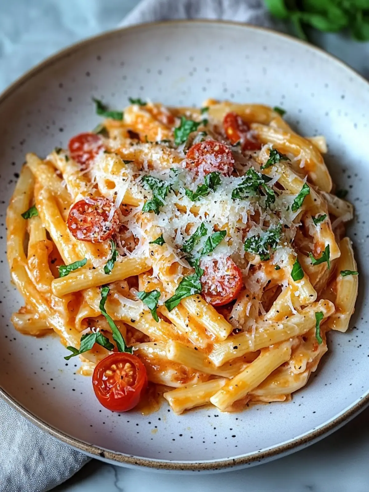 Tomaten-Knoblauch-Pasta