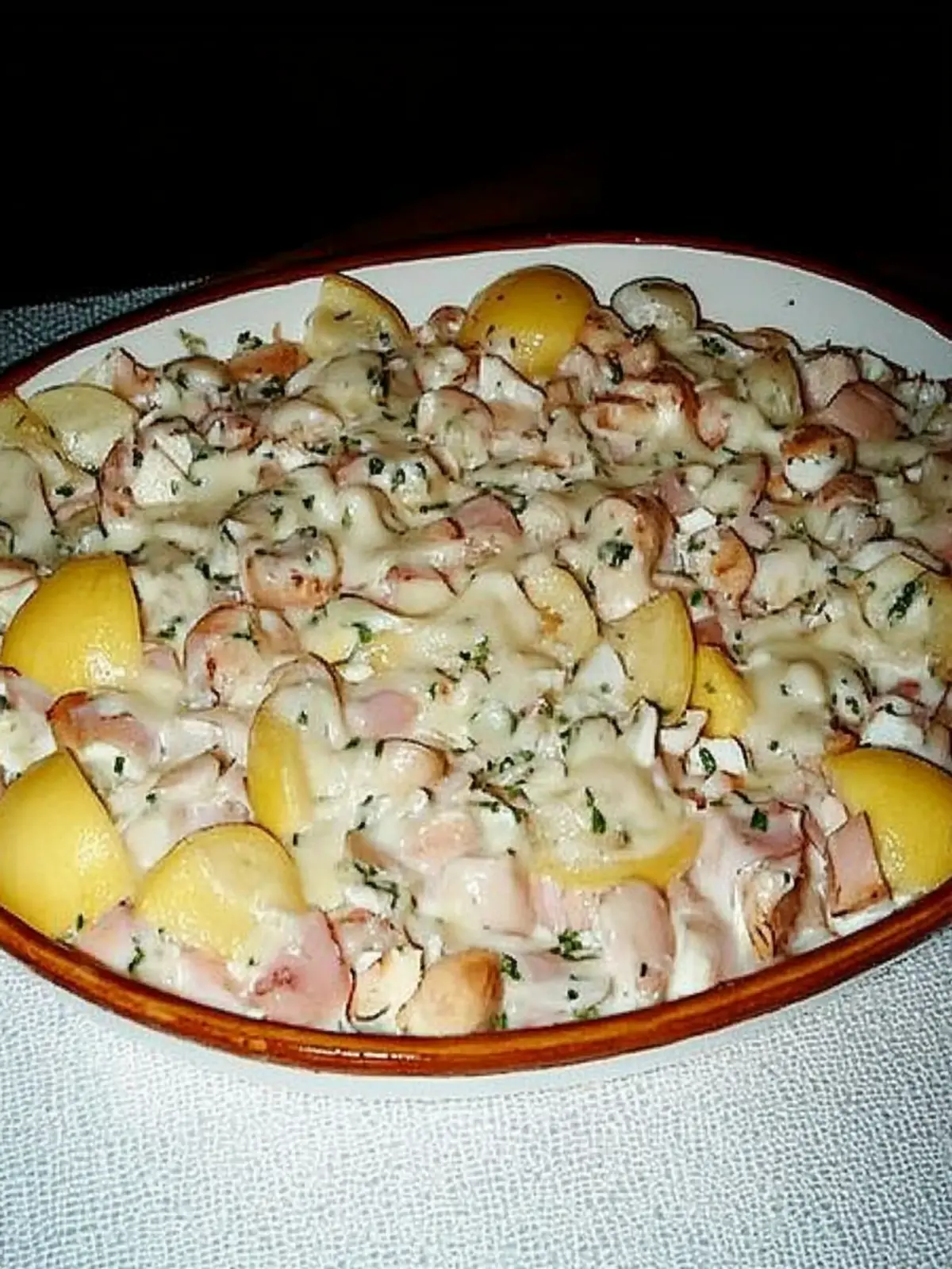 Tortellini Champignon Auflauf