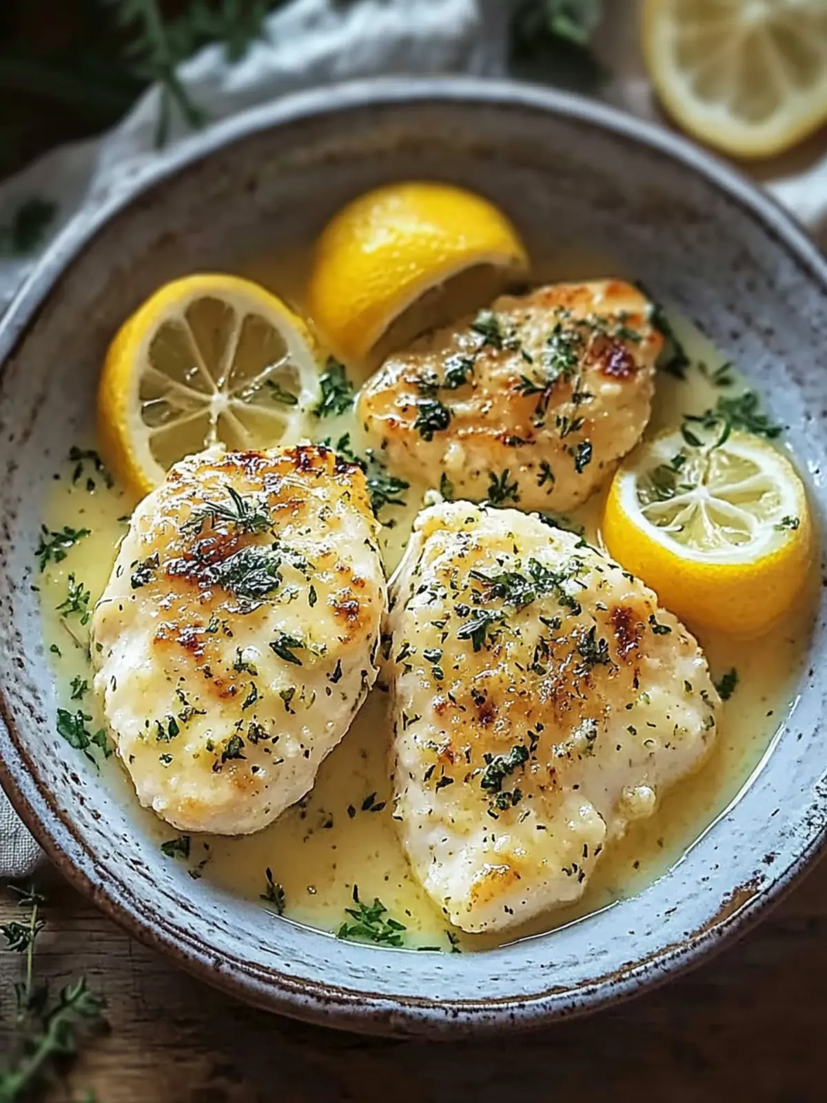 Zitronen-Parmesan-Hähnchen