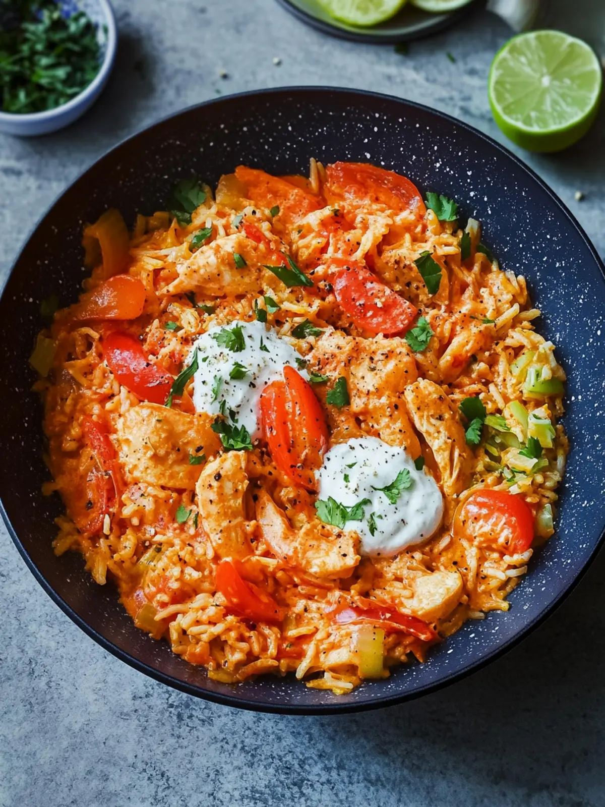 Paprika-Chicken-Pan with Rice