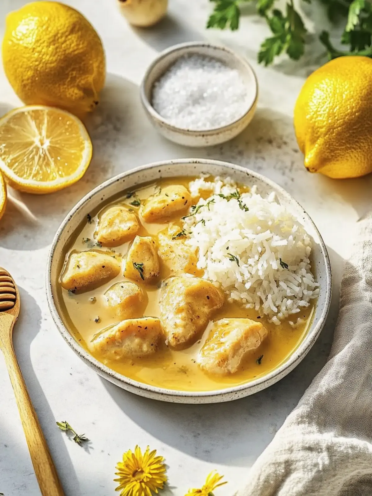 Honey-Mustard-Chicken with Rice