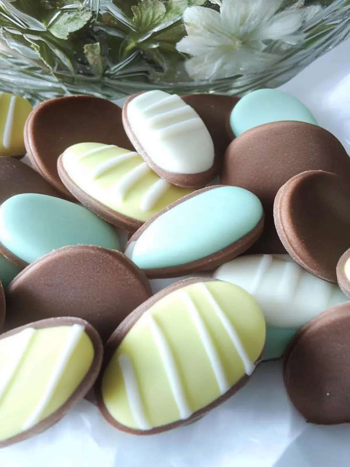 Osterkekse mit Kakao-Creme-Füllung