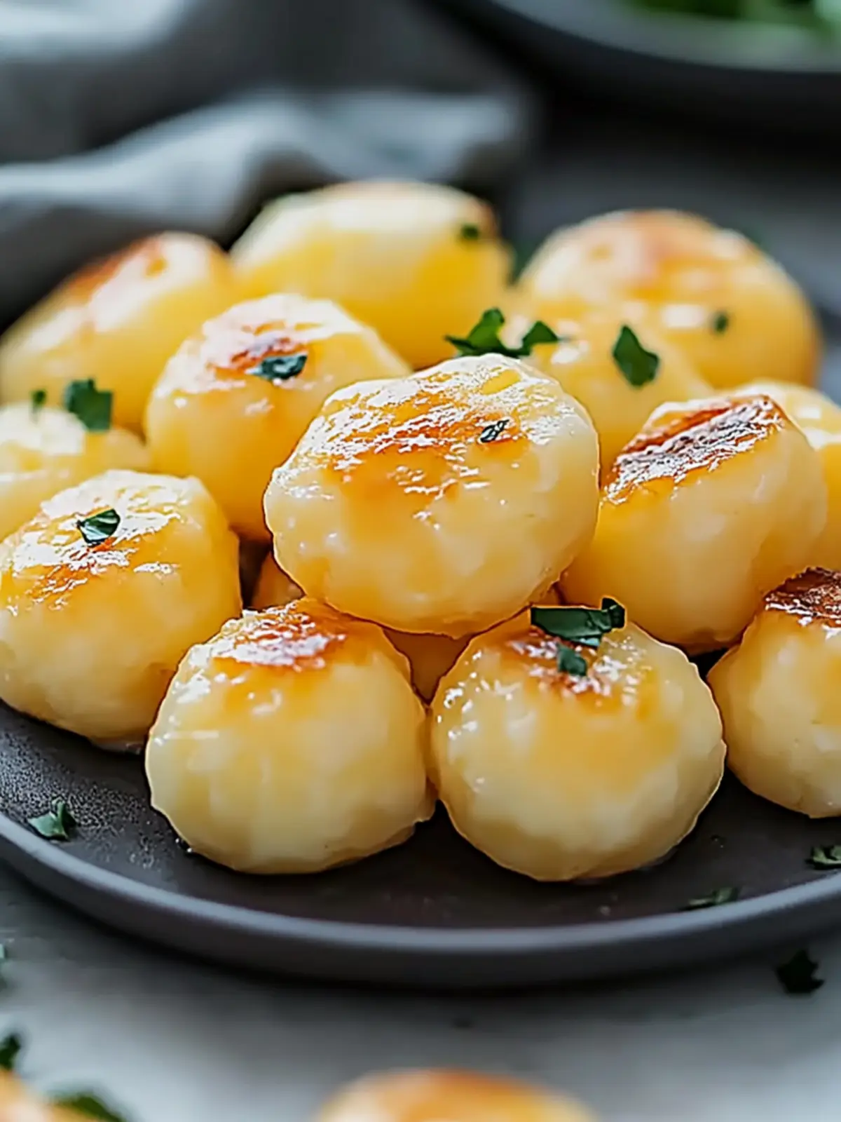 Käse-Puff-Snacks