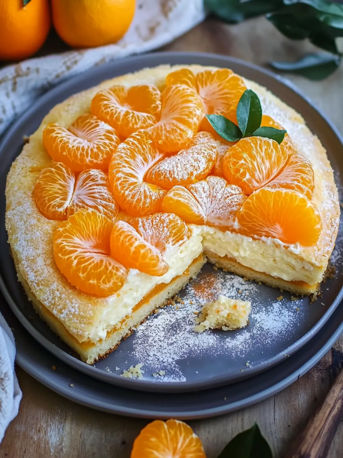 Fantakuchen mit Mandarinen