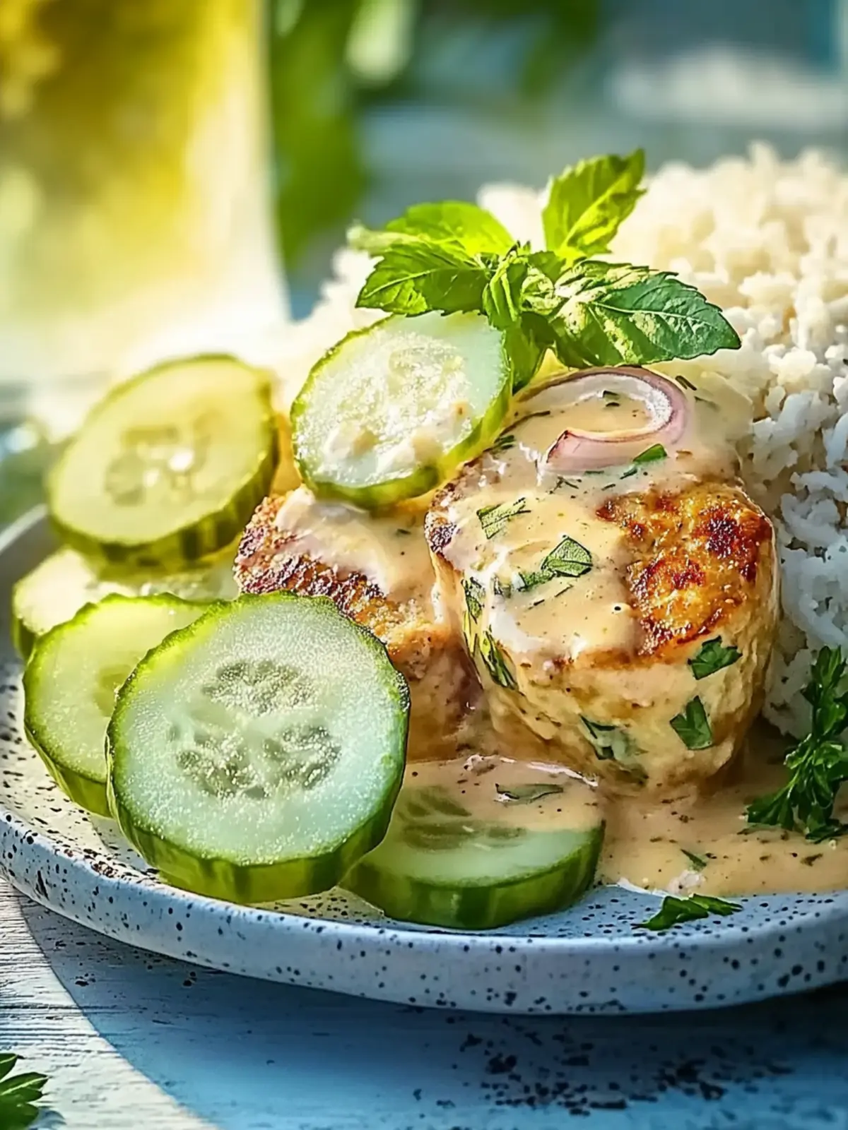 Zwiebel-Sahne-Hähnchen